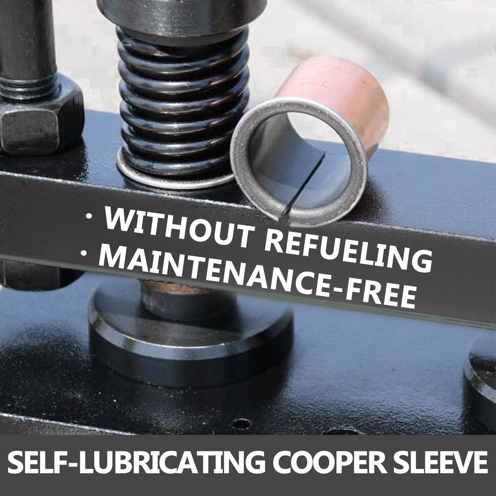 VEVOR Leather Cutting Machine Double Guiding Shaft Leather Embossing Machine with 260x120mm Upper Platen Max 10 mm Leather Die Cutter Suitable for Photo Paper PVC/EVA Sheet