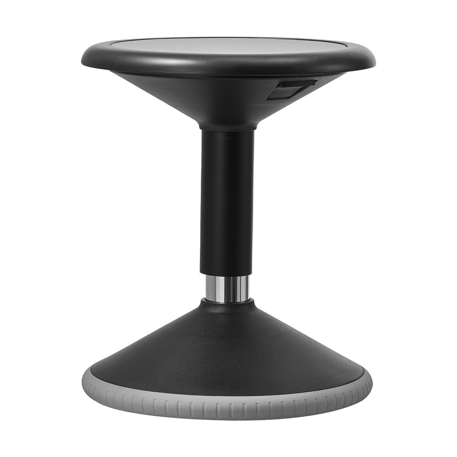 Wobble Chair, Height-Adjustable (15.7-21.7") Active Chair, Flexible Seating Wobble Stool Made of PVC+ABS Improves Focus & Posture, Ideal for Schools, Office and Home, Age 12-18, Black