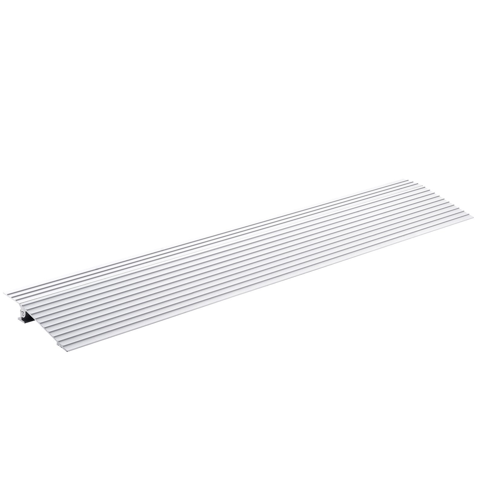 VEVOR Door Threshold Ramp, 1" Rise, 800 lbs Load Capacity, Door Ramp for Wheelchairs, Aluminum Threshold Ramp for Doorways, Adjustable Modular Threshold Ramp for Wheelchairs, Scooters, Power Chairs