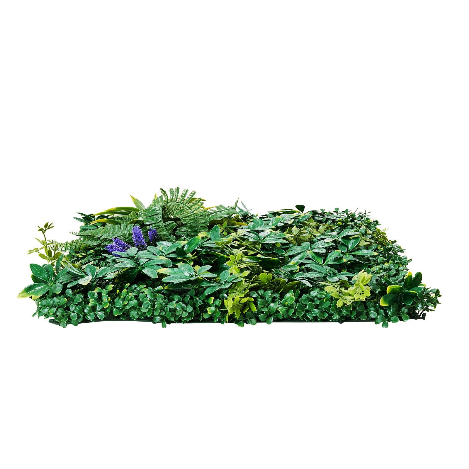 VEVOR Artificial Grass Wall Panels, 8 PCS 20 x 20 inch, 3D Combination Greenery Boxwood Panel for Indoor Outdoor Green Decor & Ivy Fence Covering, Privacy Backdrop Wall Hedge Screen for Garden