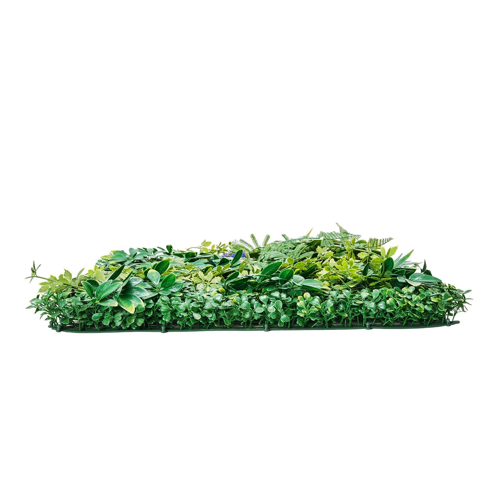 VEVOR Artificial Grass Wall Panels, 8 PCS 20 x 20 inch, 3D Combination Greenery Boxwood Panel for Indoor Outdoor Green Decor & Ivy Fence Covering, Privacy Backdrop Wall Hedge Screen for Garden