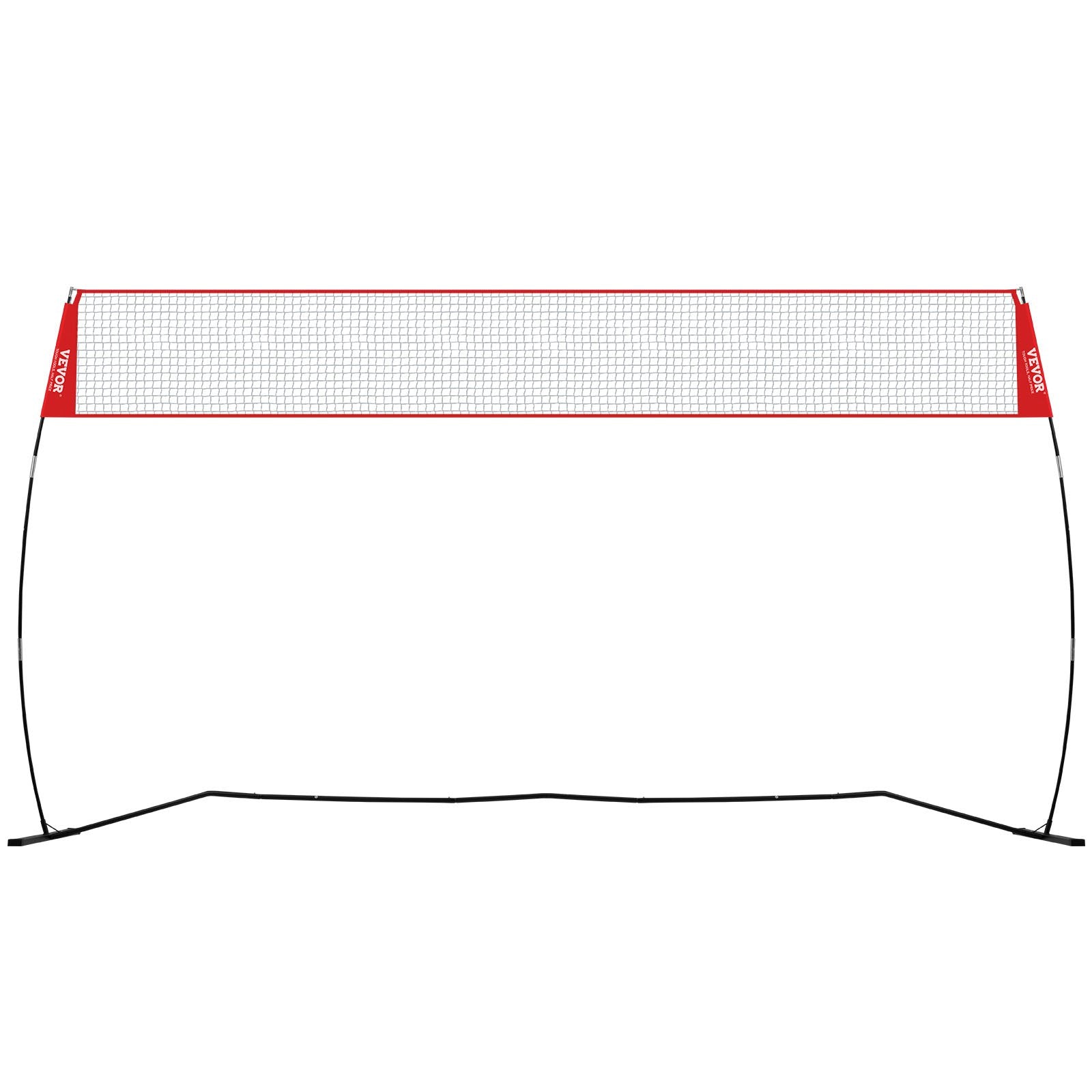 VEVOR Freestanding Volleyball Training Net for Indoor or Outdoor Use, Adjustable Height Portable Net System with Carrying Bag, Professional Volleyball Practice Trainer for Hitting or Serving Drills