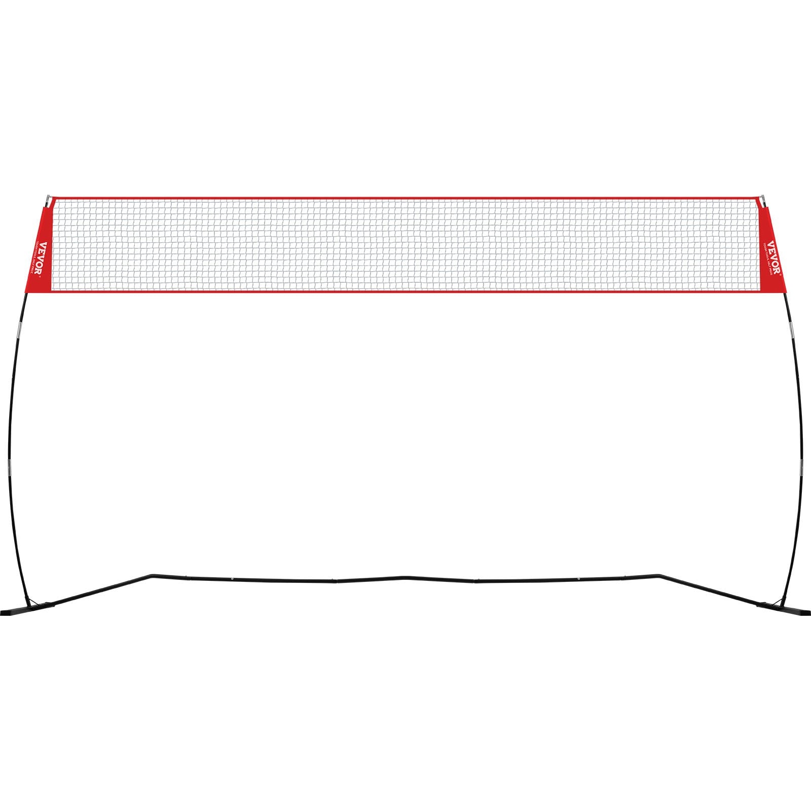 VEVOR Freestanding Volleyball Training Net for Indoor or Outdoor Use, Adjustable Height Portable Net System with Carrying Bag, Professional Volleyball Practice Trainer for Hitting or Serving Drills