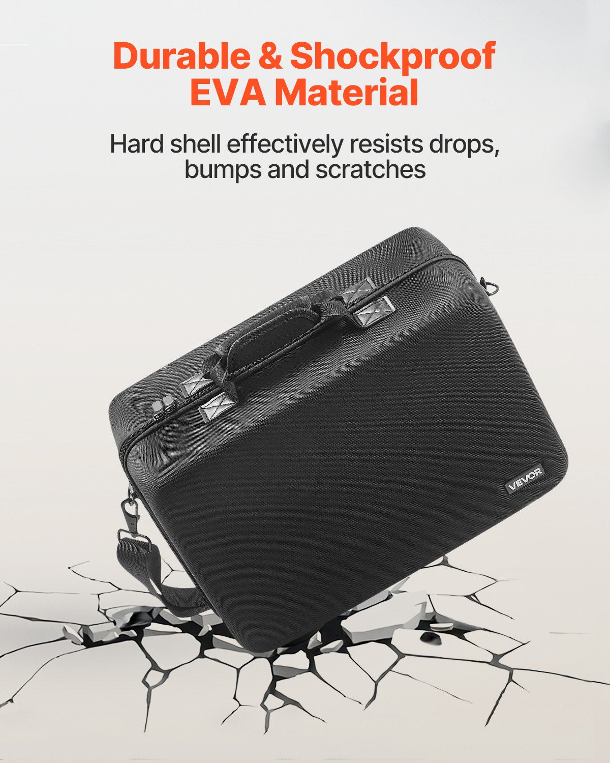 VEVOR PS5 Carrying Case Travel Bag for Playstation 5 Slim EVA Soft Lining