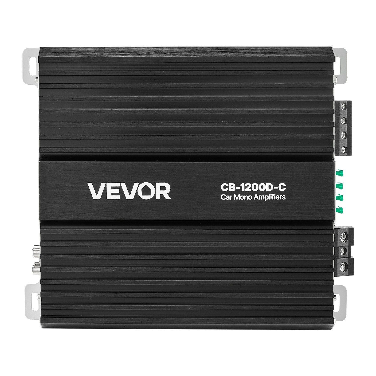 Monoblock Car Amplifier, 1200W RMS MAX, 1/2/4 Ohm Stable, 1-Channel Class D Car Audio Amplifier with Remote Subwoofer Level Control, Low Pass Filter, Bass Boost & Phase Shift, Volume Controller