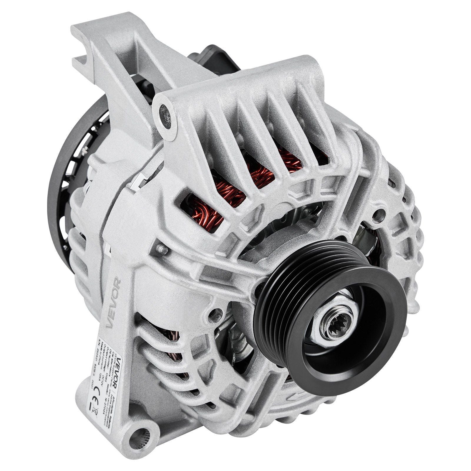 Car Alternator 11185, Fit for Chevrolet Impala LS, LT 3.5L 2006-2011, Impala LTZ 3.9L 2009-2010, Monte Carlo V6 2006-2007, Automotive Replacement Alternator 0124425102, 0124425032, 10335497