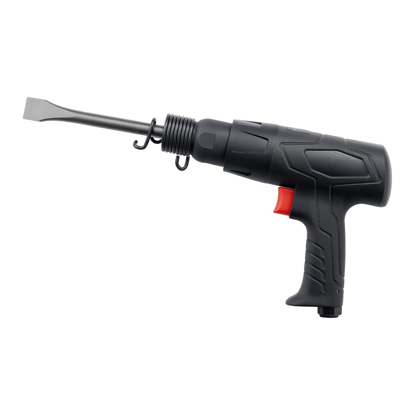 VEVOR Air Hammer, 2500-2700BPM Pneumatic Hammer with 70mm Stroke & 4PCS 170mm Long Barrel Chisels, Pistol-Grip Compact Air Chisel Pneumatic Shovel Tool for Cutting Scraping Demolishing