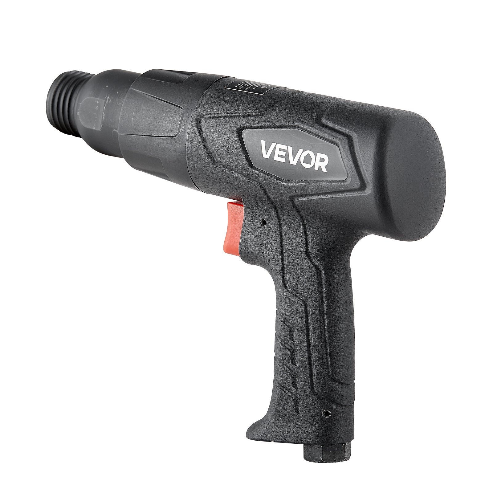 VEVOR Air Hammer, 2500-2700BPM Pneumatic Hammer with 70mm Stroke & 4PCS 170mm Long Barrel Chisels, Pistol-Grip Compact Air Chisel Pneumatic Shovel Tool for Cutting Scraping Demolishing