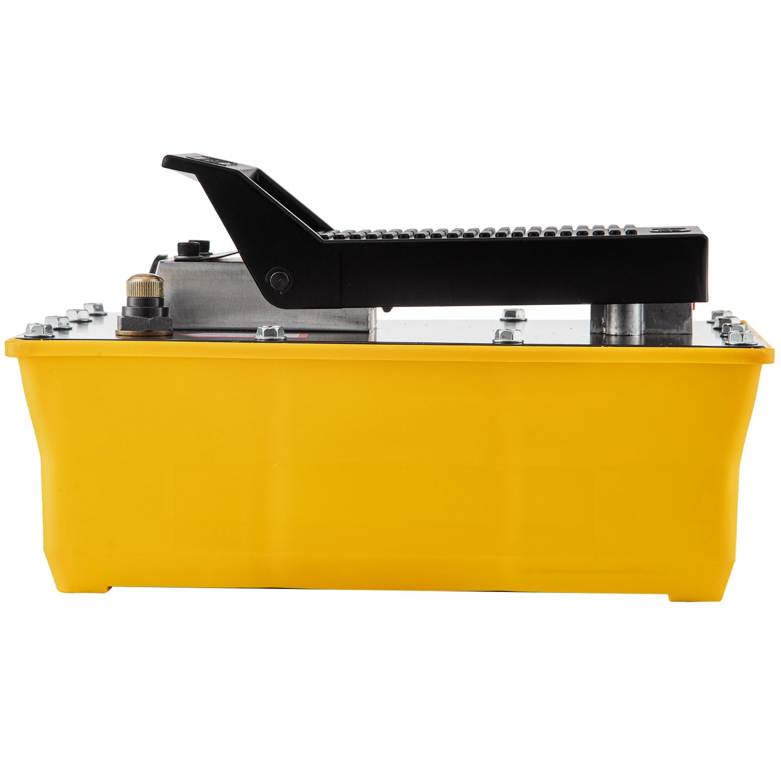 VEVOR Air Hydraulic Pump, 10,000 PSI Hydraulic Foot Pump, 0.6 Gal Reservoir Foot Operated Air/Hydraulic Pump, with Hose and Spray Gun for Heavy Machinery Rigging, Auto Repair, Auto Body Frame Machines