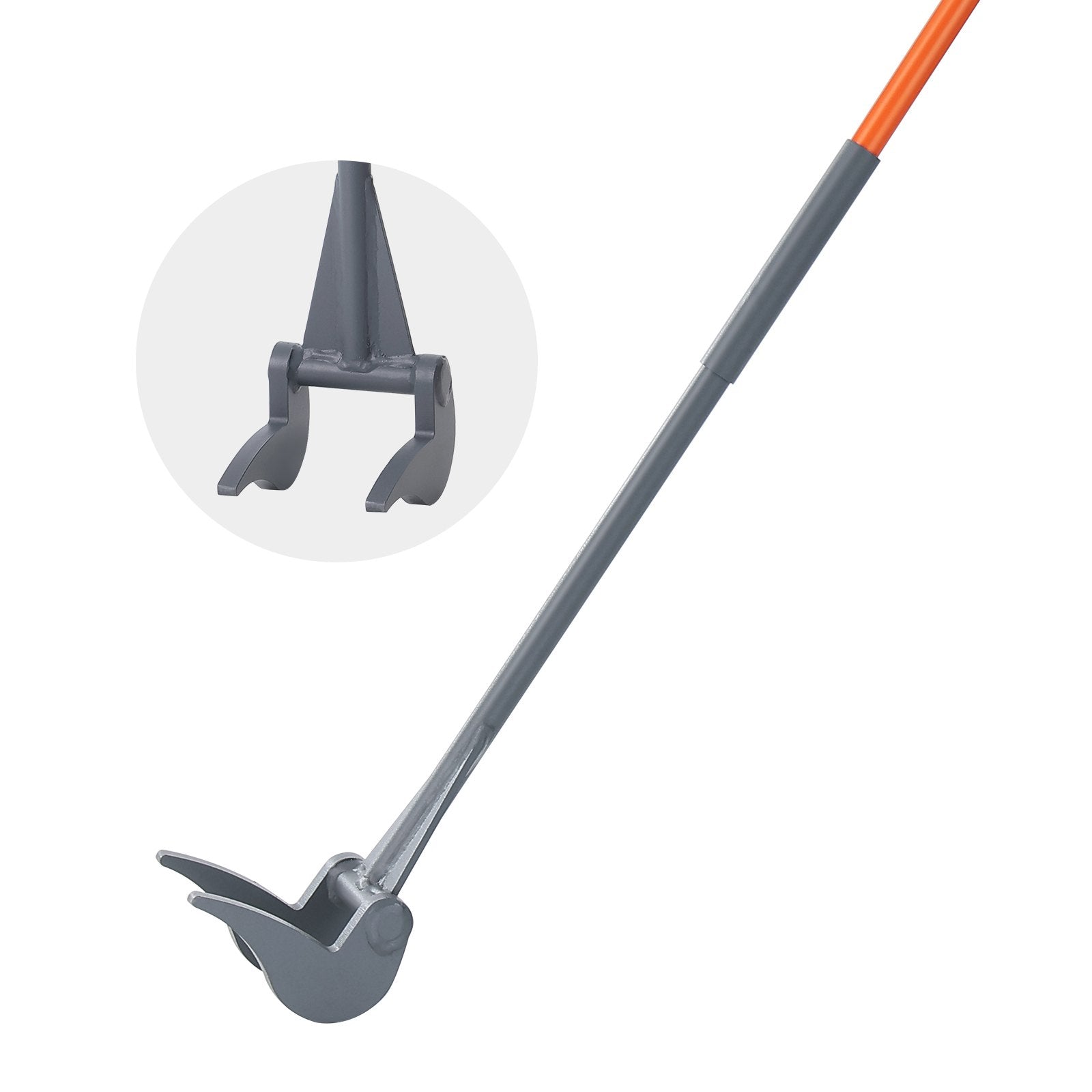 VEVOR Pallet Buster, 50'' Carbon Steel Handle Wrecking Pry Bar, 2000 lbs Weight Capacity, Heavy Duty Deck Board Removal Tool, Multipurpose Demolition Bar for Flooring, Framing, Roofing, Trim, Drywall