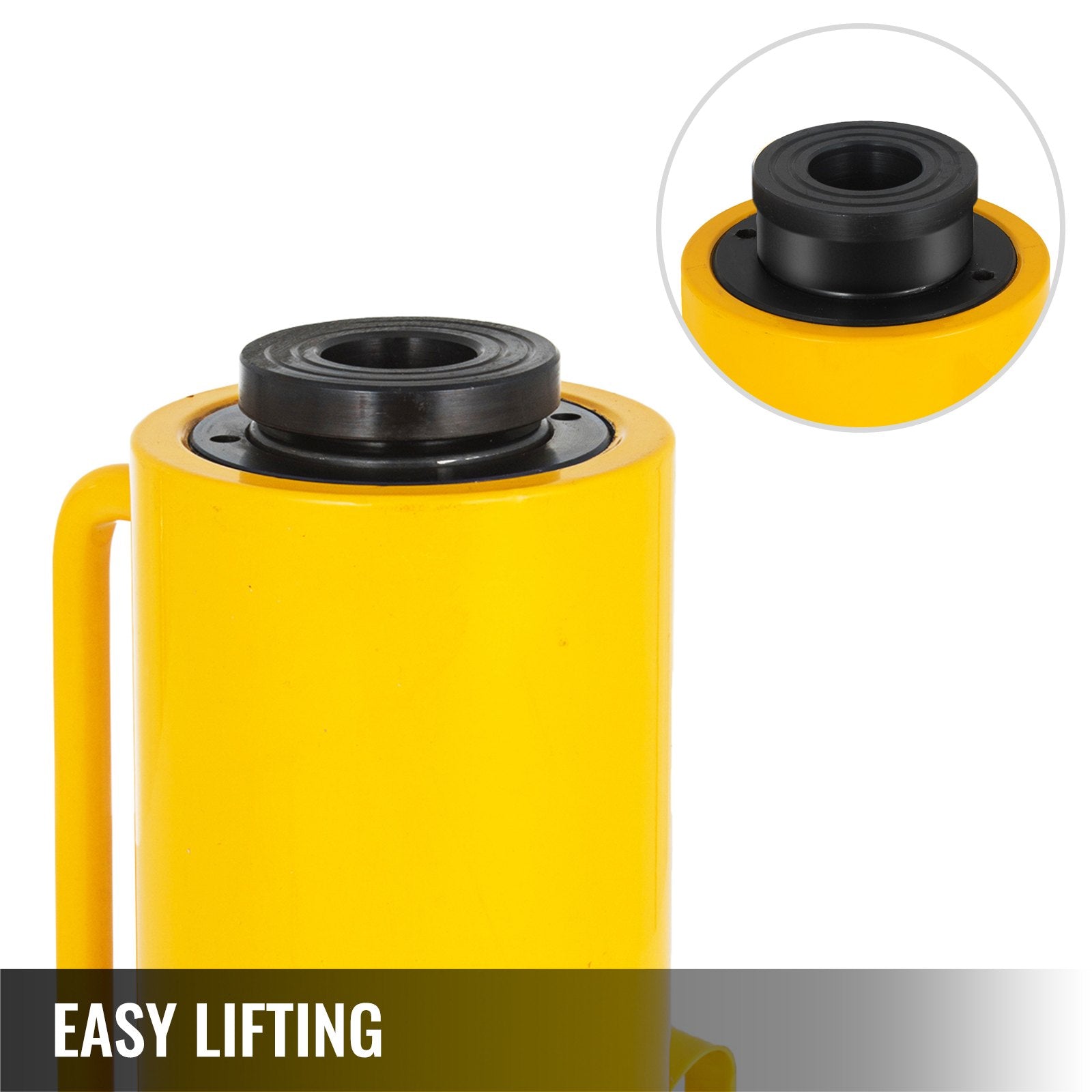 VEVOR 20T 2Inch Hydraulic Cylinder Jack Hollow Single Acting Hydraulic Ram Cylinder 50mm Hydraulic Lifting Cylinders (20T 2Inch Hollow)