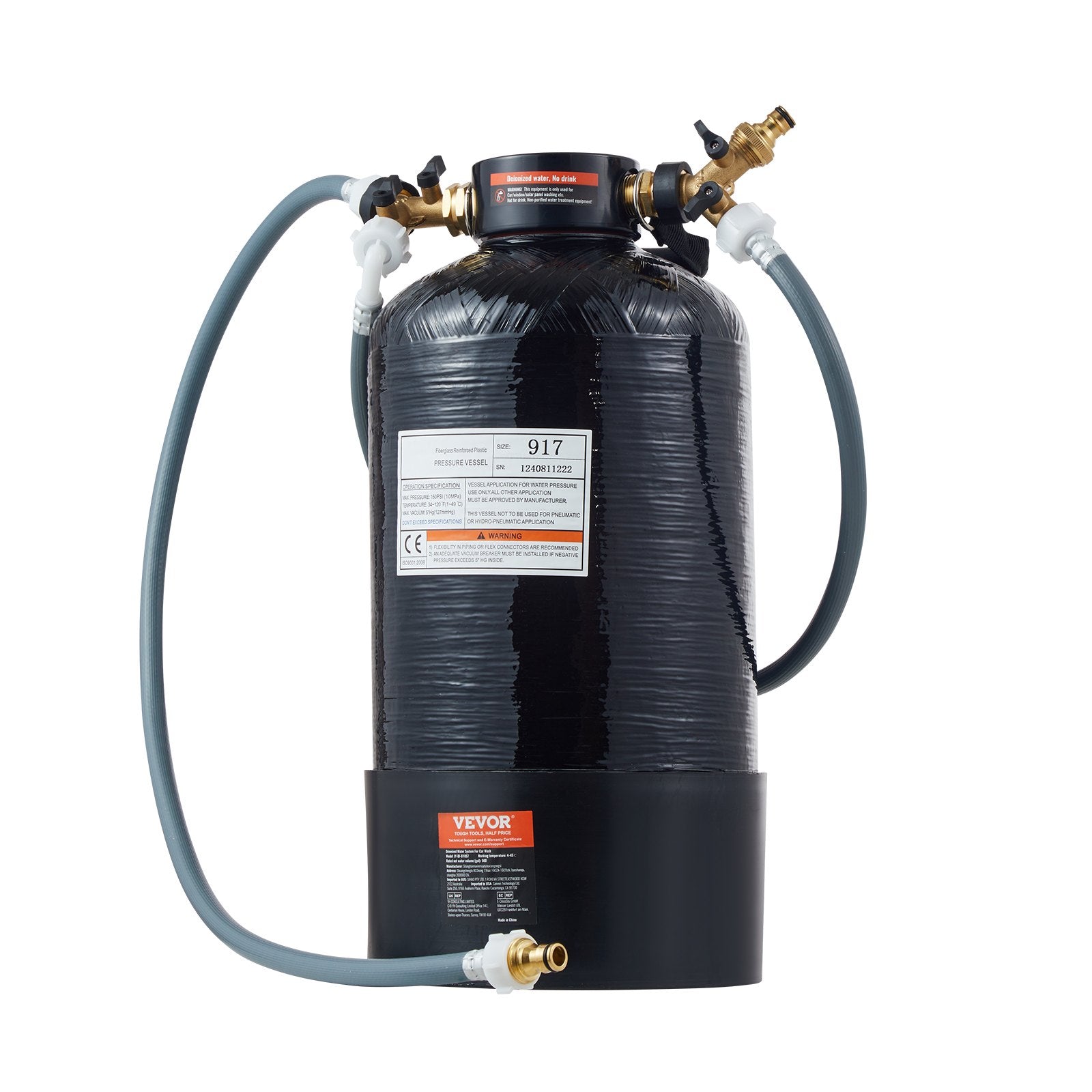 VEVOR Spotless Deionized Water System Car Wash System with Handheld TDS Meter