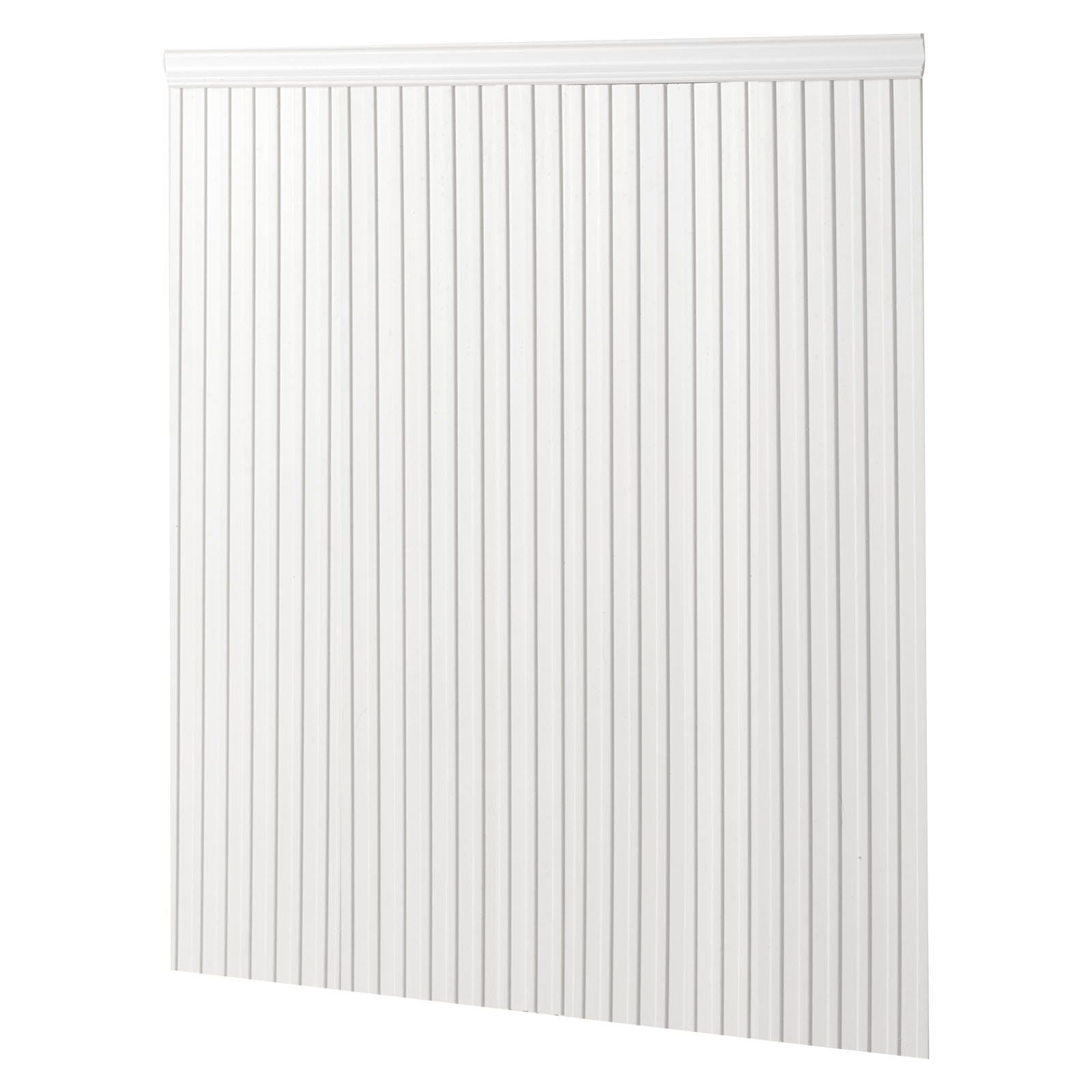 Wall Molding Kit, Wainscoting Panels, Lightweight Paintable Polystyrene, Easy to Install, Wide & Narrow Accent Wall Trim for Interior Décor Living Room, Bedroom, Home, White (197 x 98 cm )