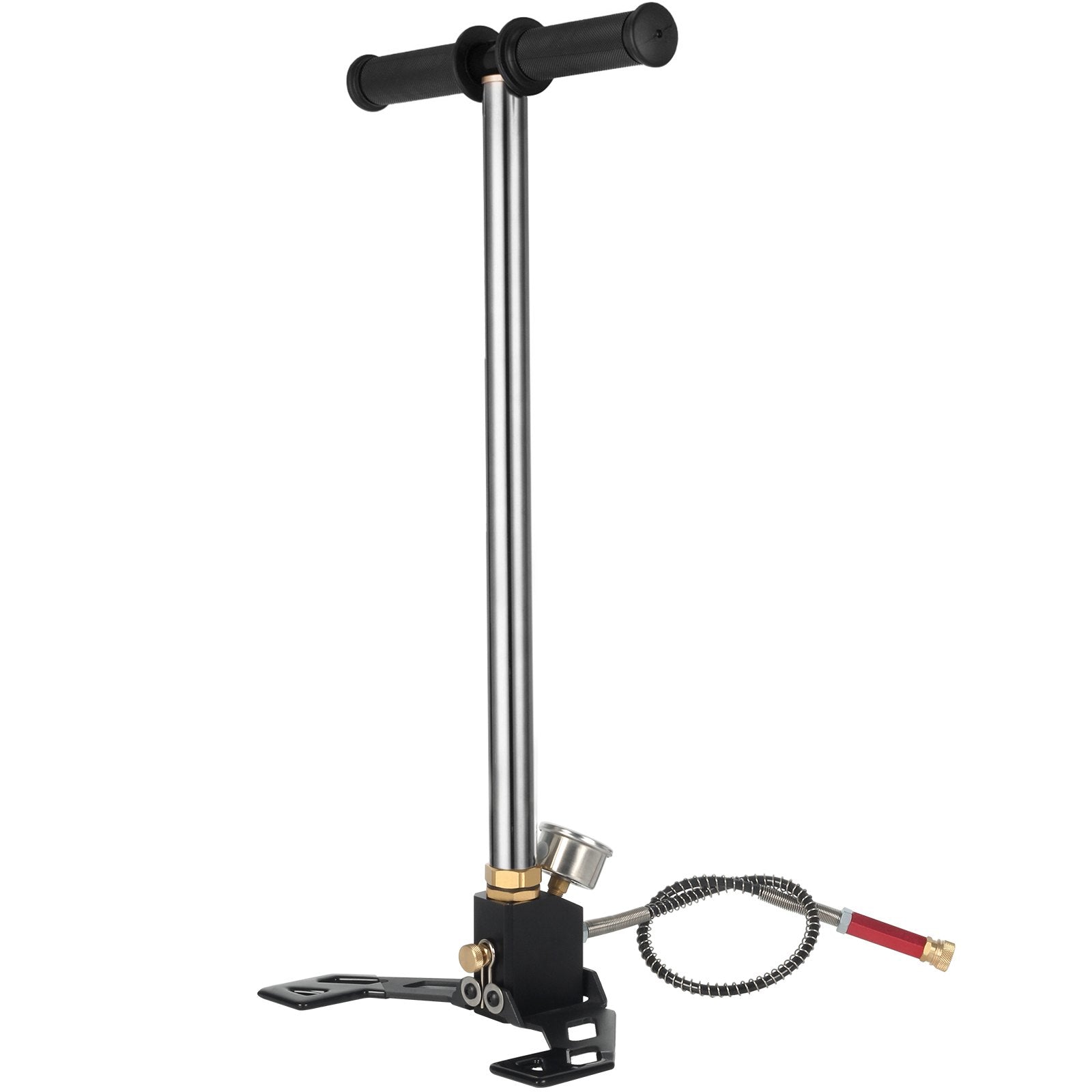 VEVOR High Pressure Hand Pump 3 Stage up to 4500 psi PCP Pump Safe and Convenient Airgun PCP Pump High Pressure Hand Pump for High Pressure Tires and Pre-Charged Pneumatic Airguns