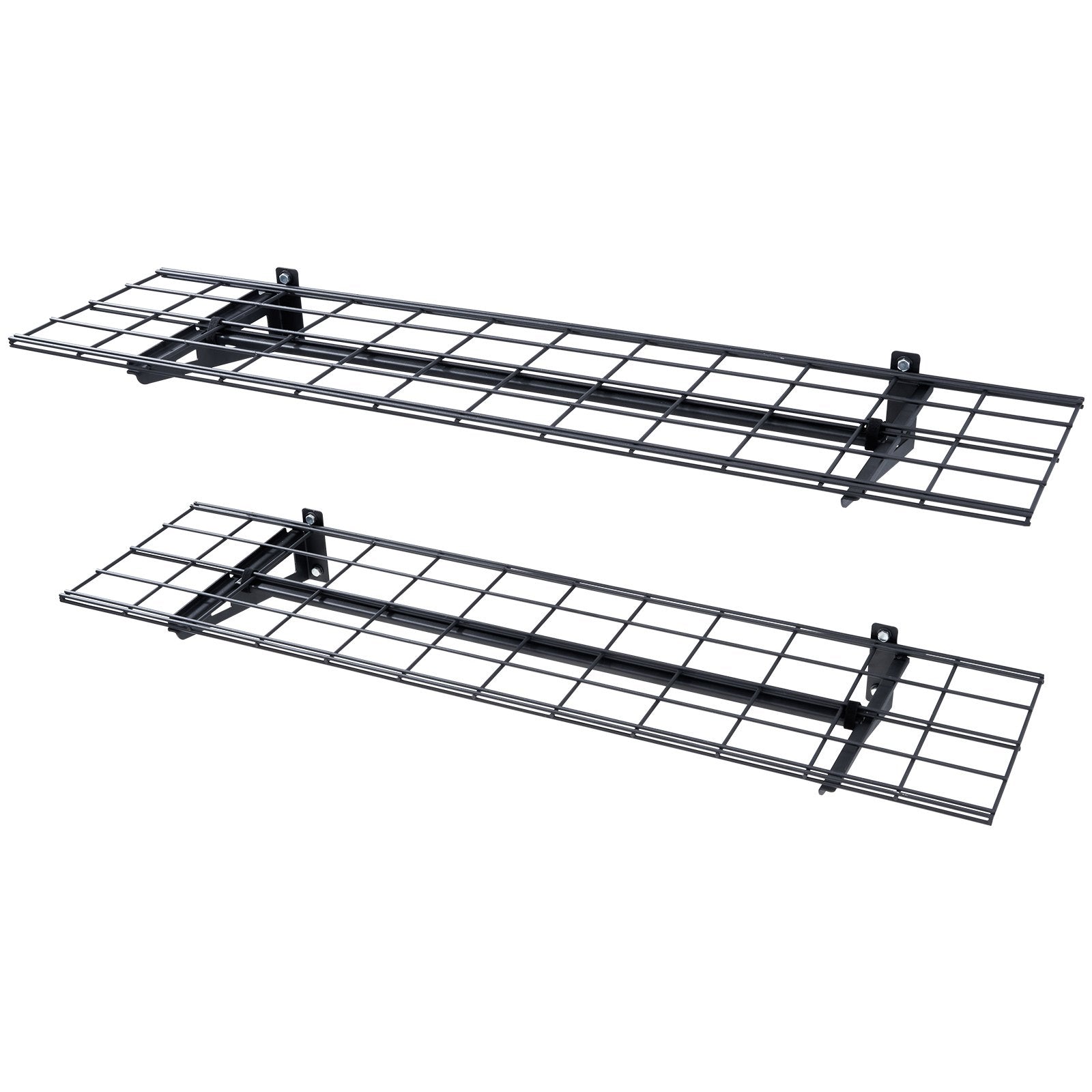 VEVOR Garage Storage Shelving, 2 Pack, 48 x 12 in Heavy Duty Garage Shelves Wall Mounted, 400 lbs Load Capacity(Total) Garage Storage Rack Floating Shelves, Suitable for Shop, Shed, Garage Storage