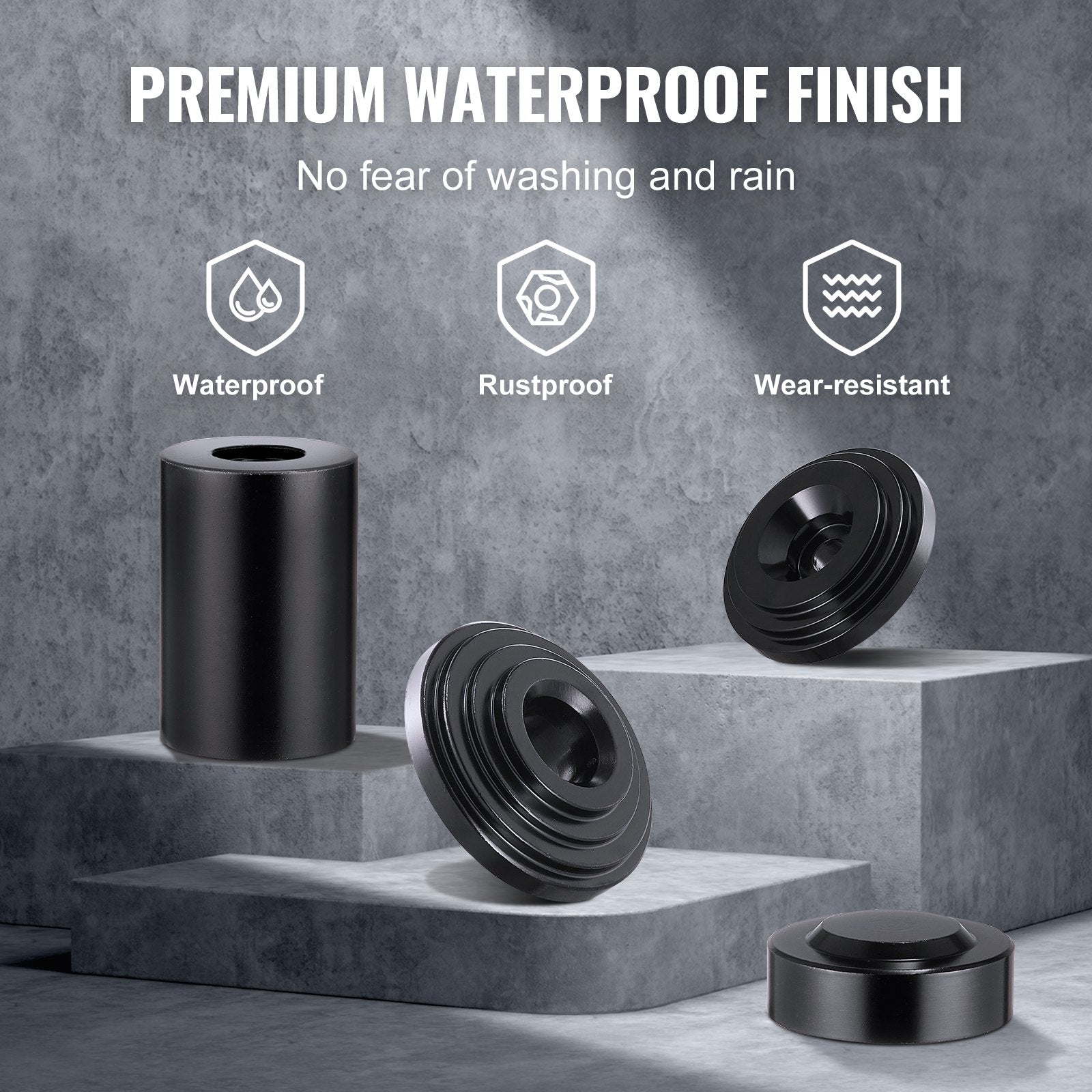 VEVOR Ball Joint Press Kit, 10 pcsTool Kit, C-press Ball joint Remove and Install Tools, for Most 2WD and 4WD Cars, Heavy Duty Ball Joint Repair Kit for Automotive Repairing