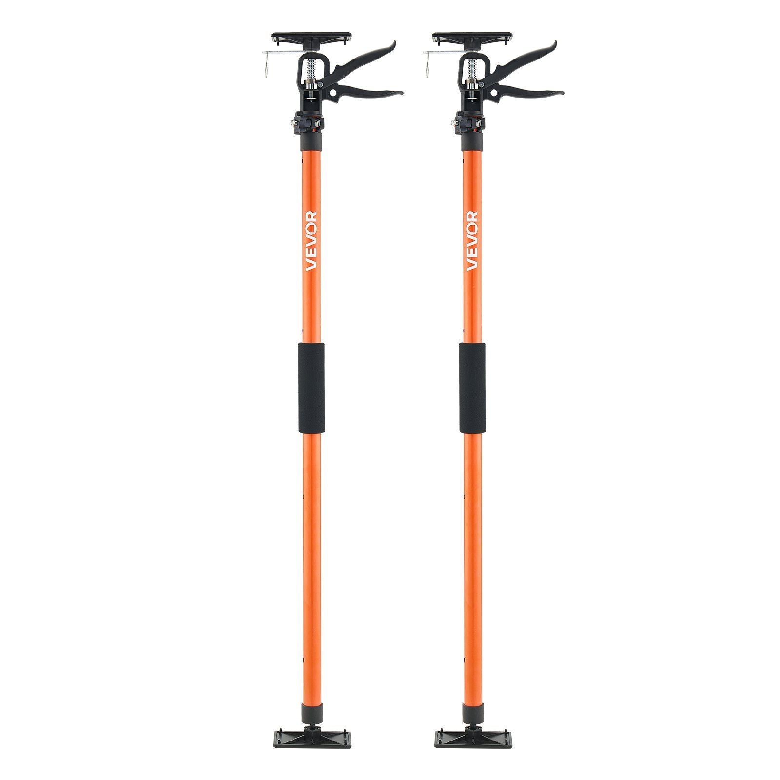 Cabinet Jack Support Pole, 2-Pack, 116-290 cm Steel Telescopic Quick Support Rod, Adjustable 3rd Hand System up to 70 kg Capacity for Installing Cabinets, Lifting Drywall, Cargo Bars