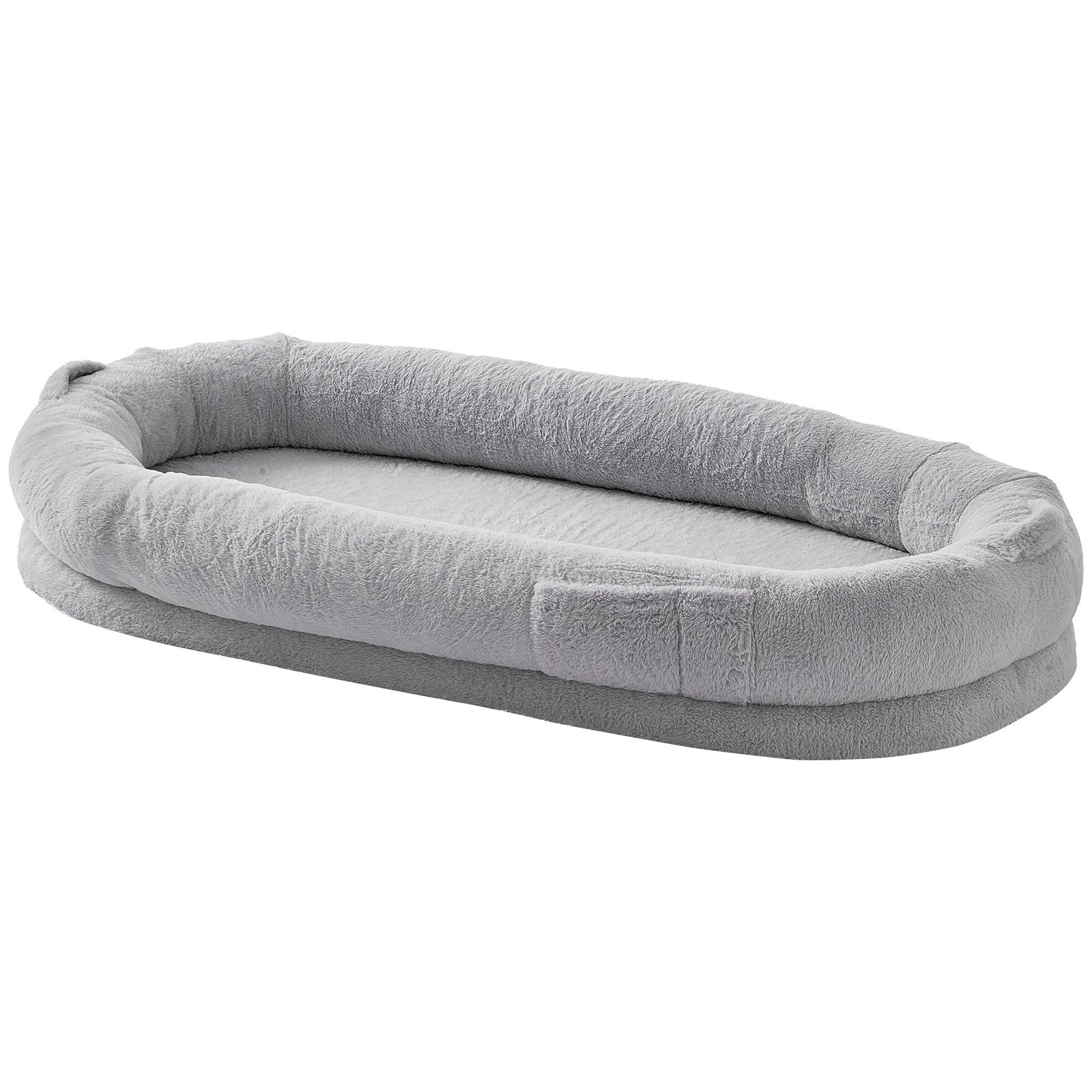 VEVOR Human Dog Bed 1720x890x250 mm Human Size Dog Bed Washable Faux Rabbit Fur