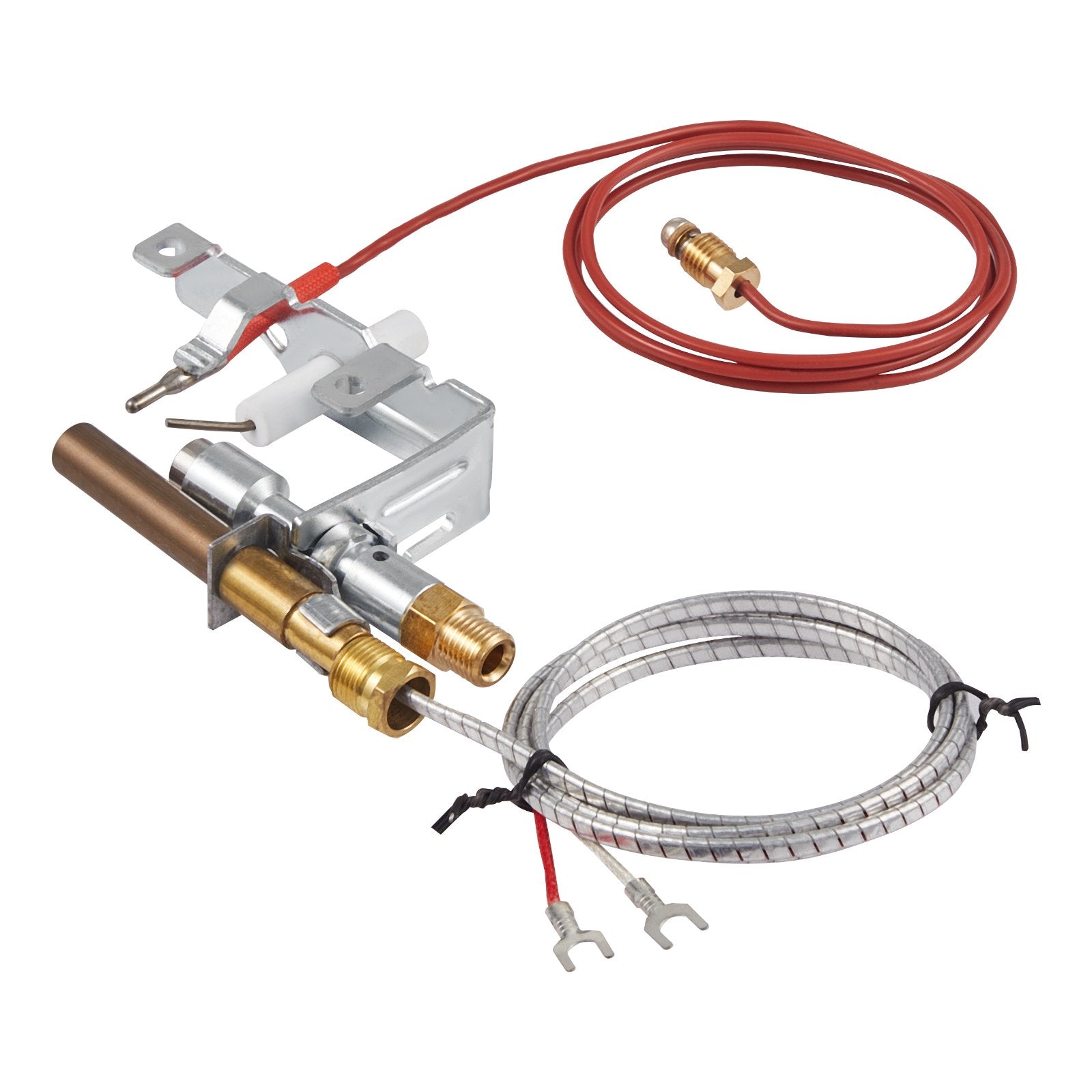 VEVOR Gas Pilot Assembly, OE 103779-01, PP231, NG8218 Fireplace Natural Gas Ignition Replacement, Compatible with CIVF-25, CIVF-25CF, VFH-33M, VFH-33R, VFH-33T, VFHS-20R, VFSR-16, VFSR-18 Models