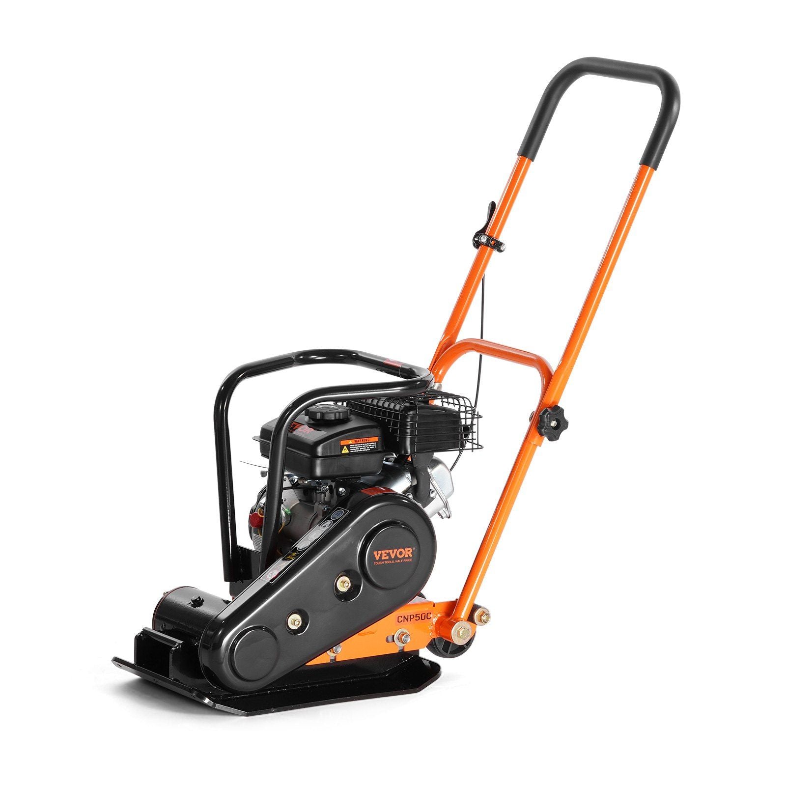 Plate Compactor, 2.8 HP 78.5CC Gas Engine 5,250 VPM, 870 kg Force Vibratory Compaction Tamper with 18.7 x 11.8 inch Plate for Walkways, Patios, Asphalts, Paver Landscaping