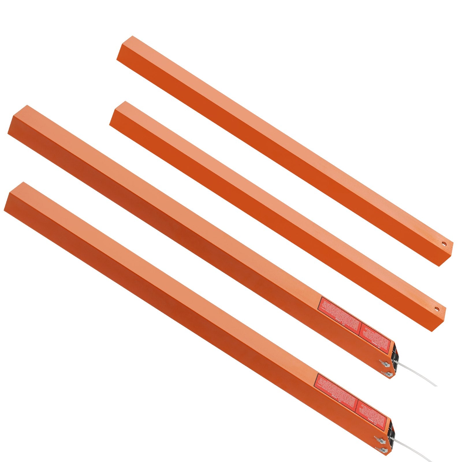 VEVOR 2-Sided Trailer Tailgate Lift Assist, 163 kg Load Capacity, Compatible with Open Utility Trailer Tailgate and Ramp, with 25.4-61 cm Heights Side Rail and 1.22-1.83 m Height Tail Gate or Ramp