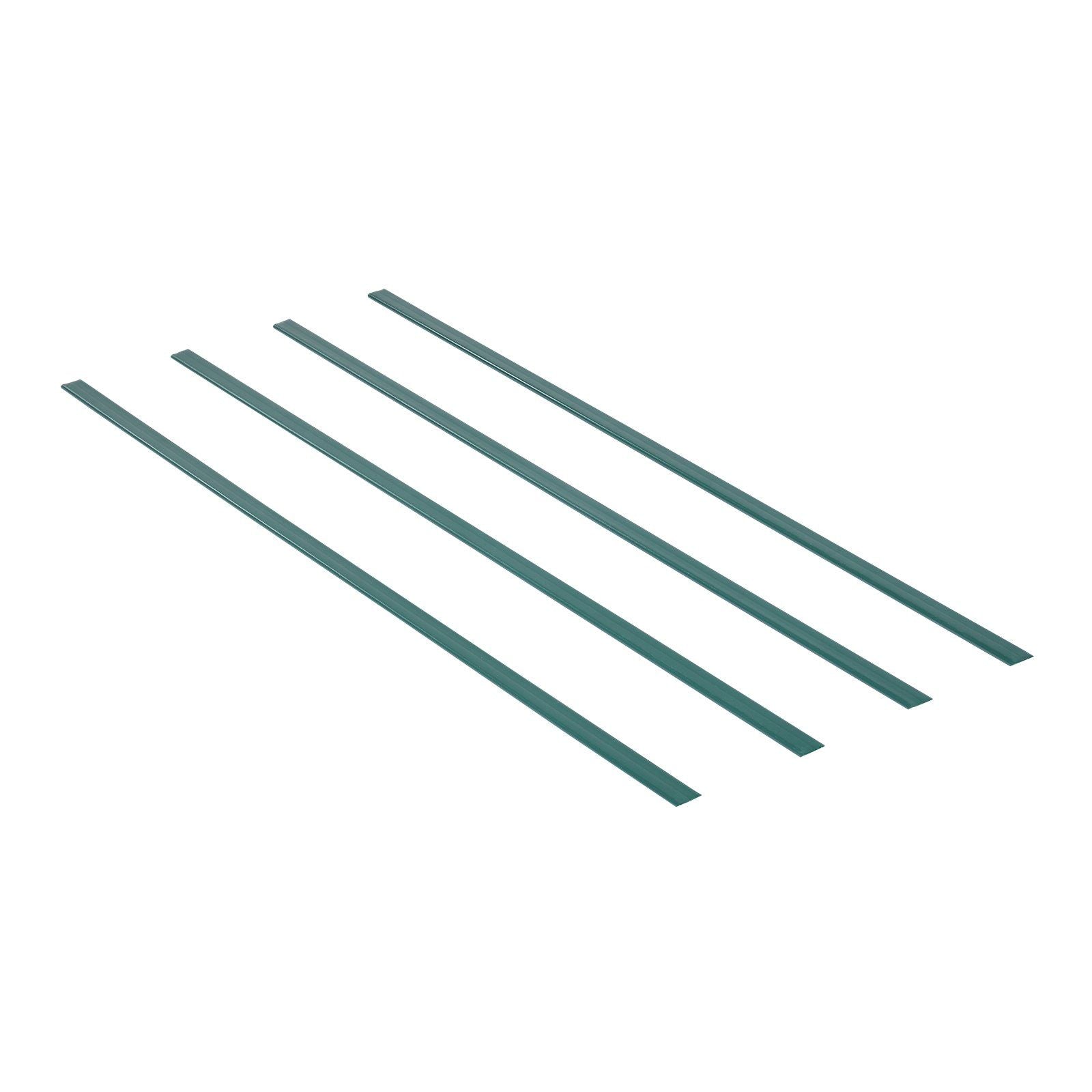 Bottom Locking Privacy Slats, Double-Wall Vertical Bottom-Locking Slats for Chain-Link Fence, High-Density HDPE Chain Link Slats Ideally Fit 1.2 m High Fence for Garden Farm Sports Field(Green)