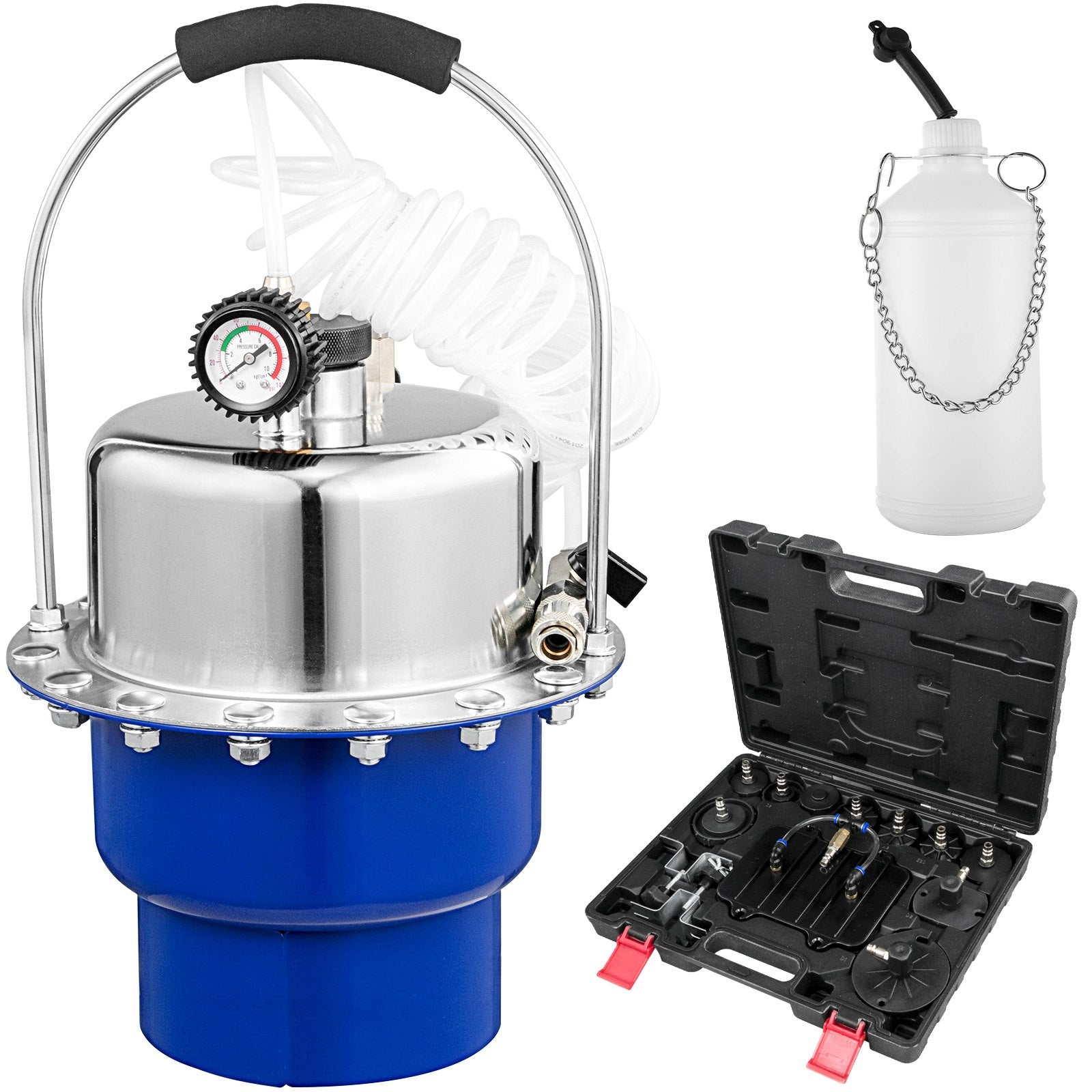 Vevor Pneumatic Air Pressure Bleeder Brake Bleeder and Clutch Bleeder Valve System Kit