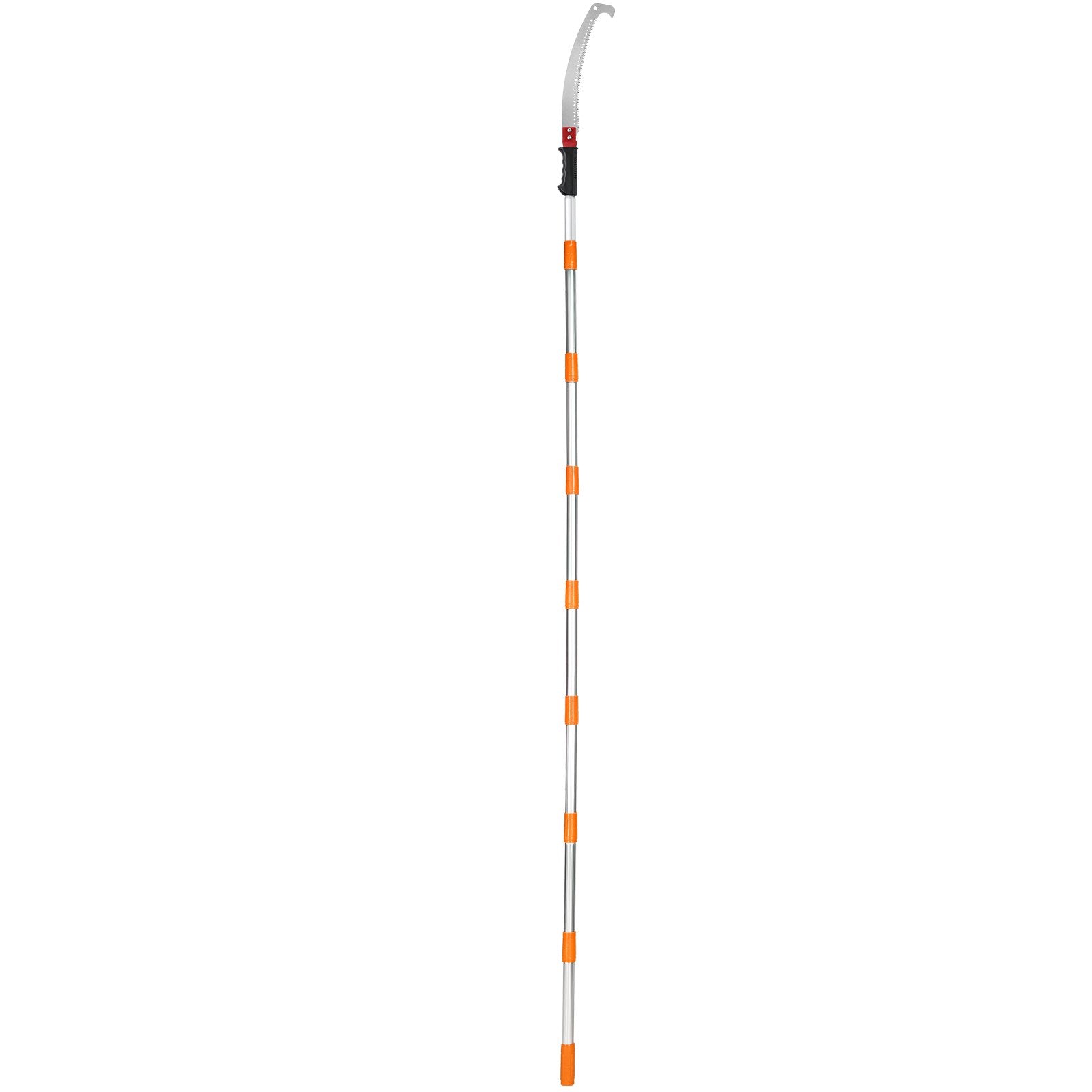 VEVOR Manual Pole Saw Extendable Tree Pruner 1.4 m-3 m Aluminum Alloy Pole