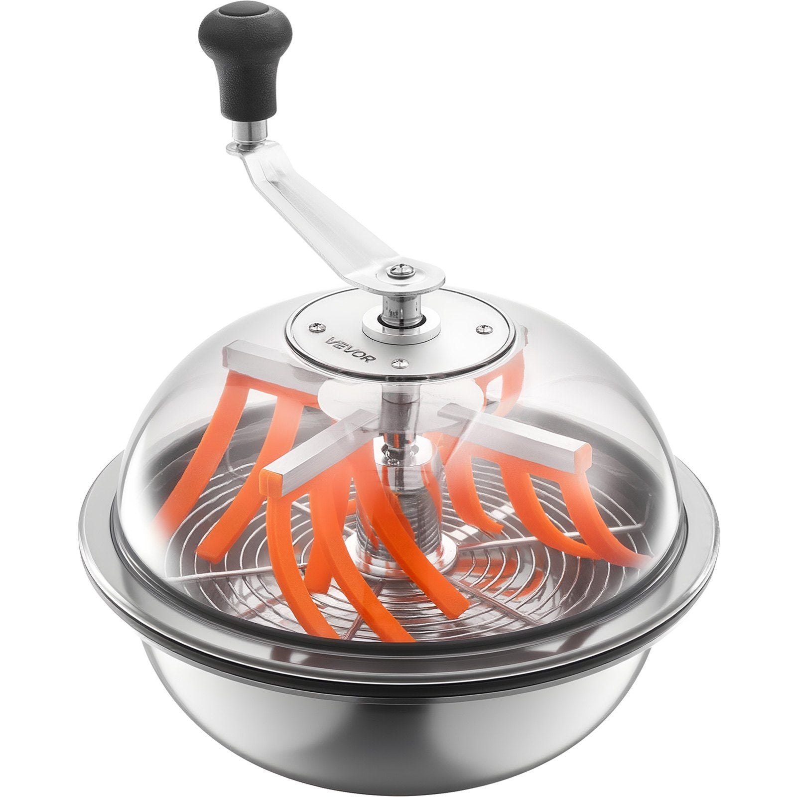 Bud Leaf Bowl Trimmer, 335 mm Manual Bud Trimmer, with Sharp Stainless Steel Blades, Visual Cutting, Wet & Dry Hydroponic Cutting Machine, Twisted Spin Cut for Plants Leaves Buds Flowers