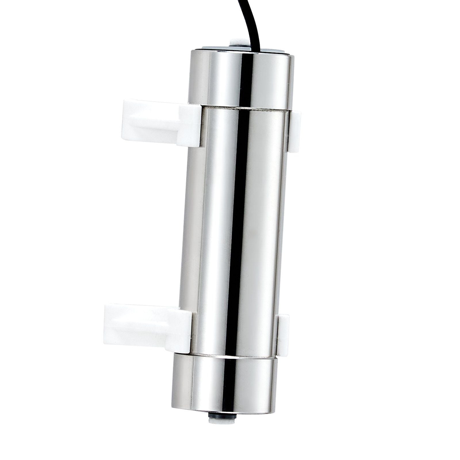UV Water Purifier, 8W 1GPM, 220V Versatile Ultraviolet Water Purifier Filter with Stainless Steel Housing, Whole House UV Water Filter with Quartz Sleeve Fit for Shower/Drinking/Cleaning