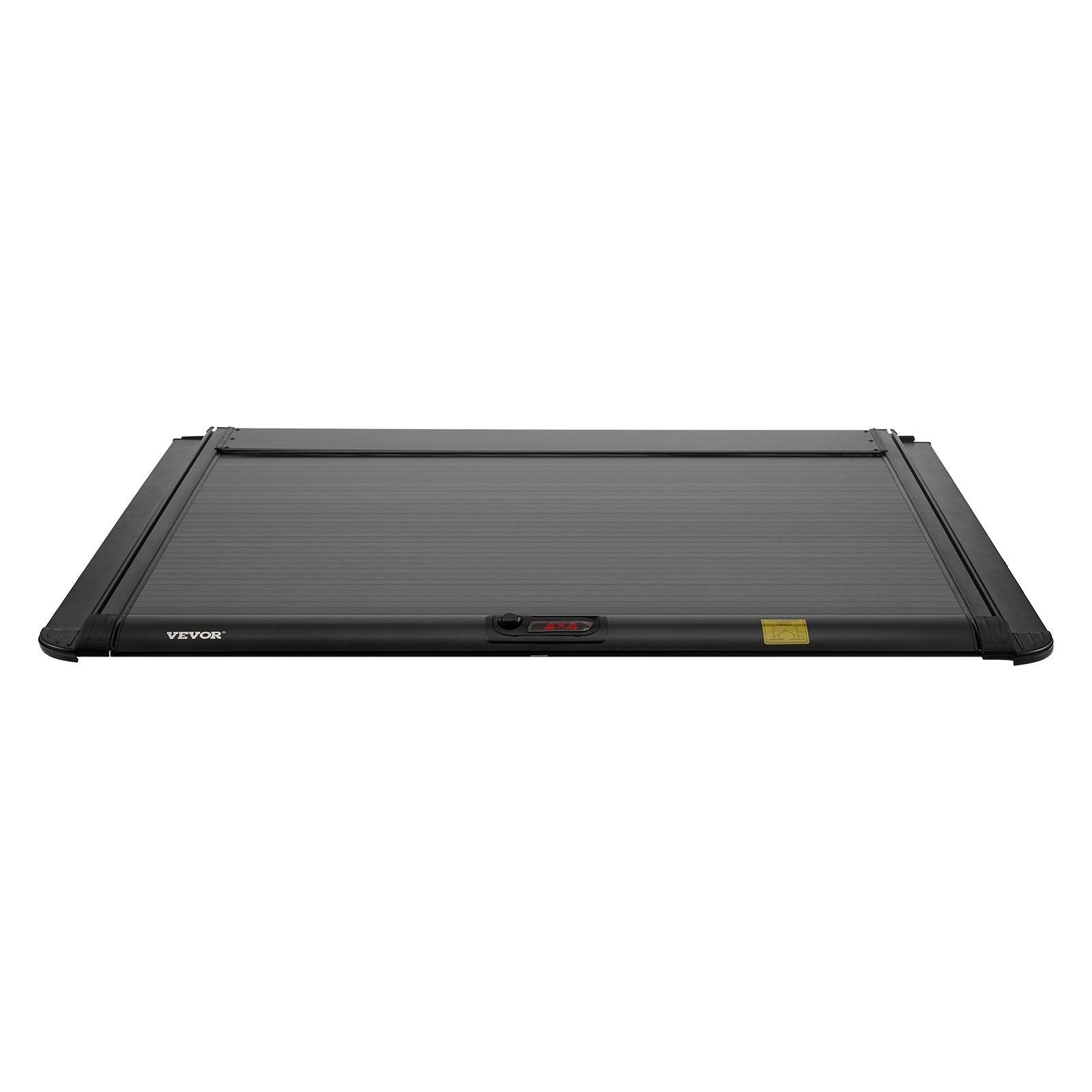 Retractable Tonneau Cover, 5.0 ft Retractable Tonneau Cover with Built-in Drainage Pipe for 2021-2024 Toyota Tacoma Crew Cab w/ Deck Rail System , Hard Tonneau Cover with Double-Lock & T-Slot