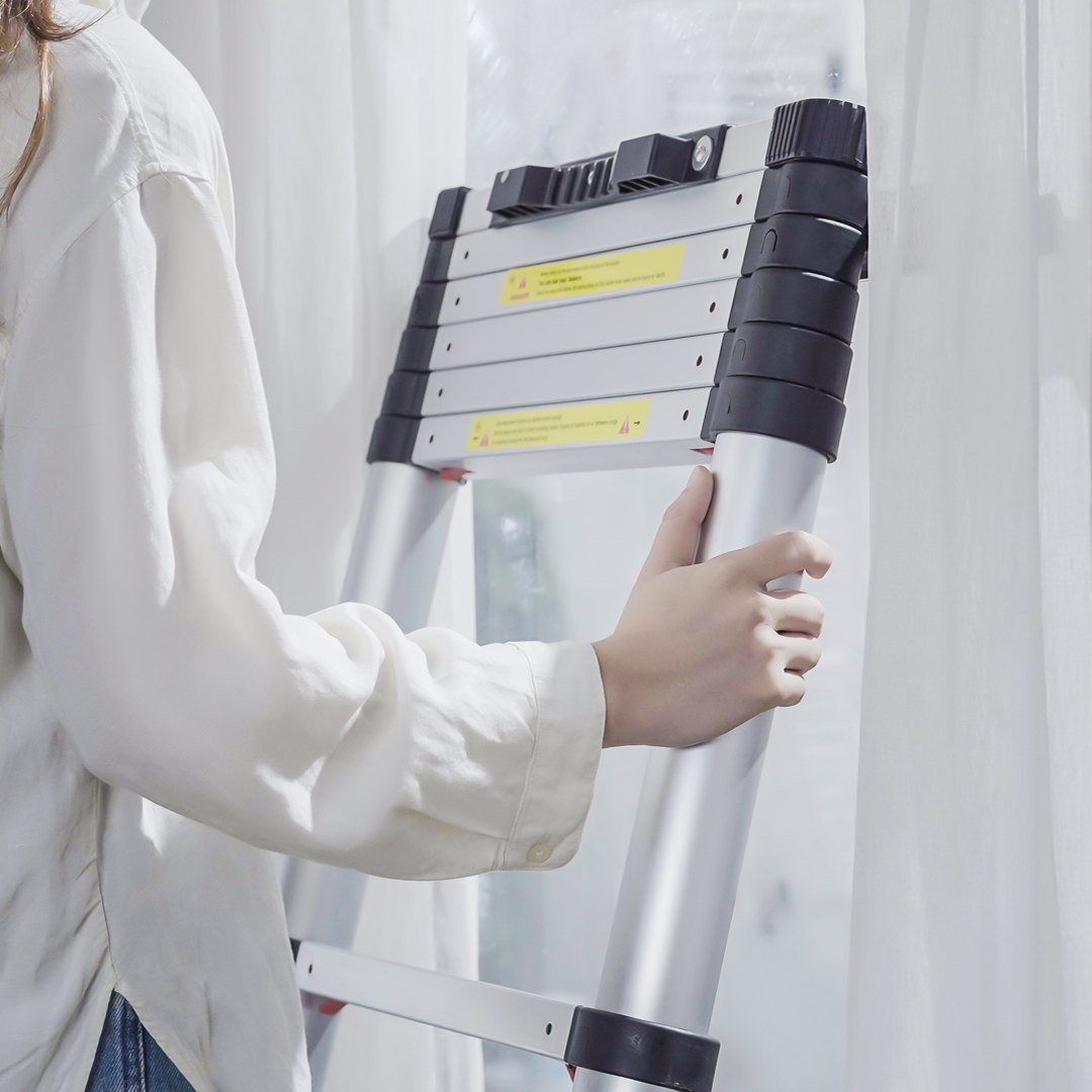 VEVOR Telescoping Ladder Aluminum Extension Step 3.2 m Multi-purpose Portable