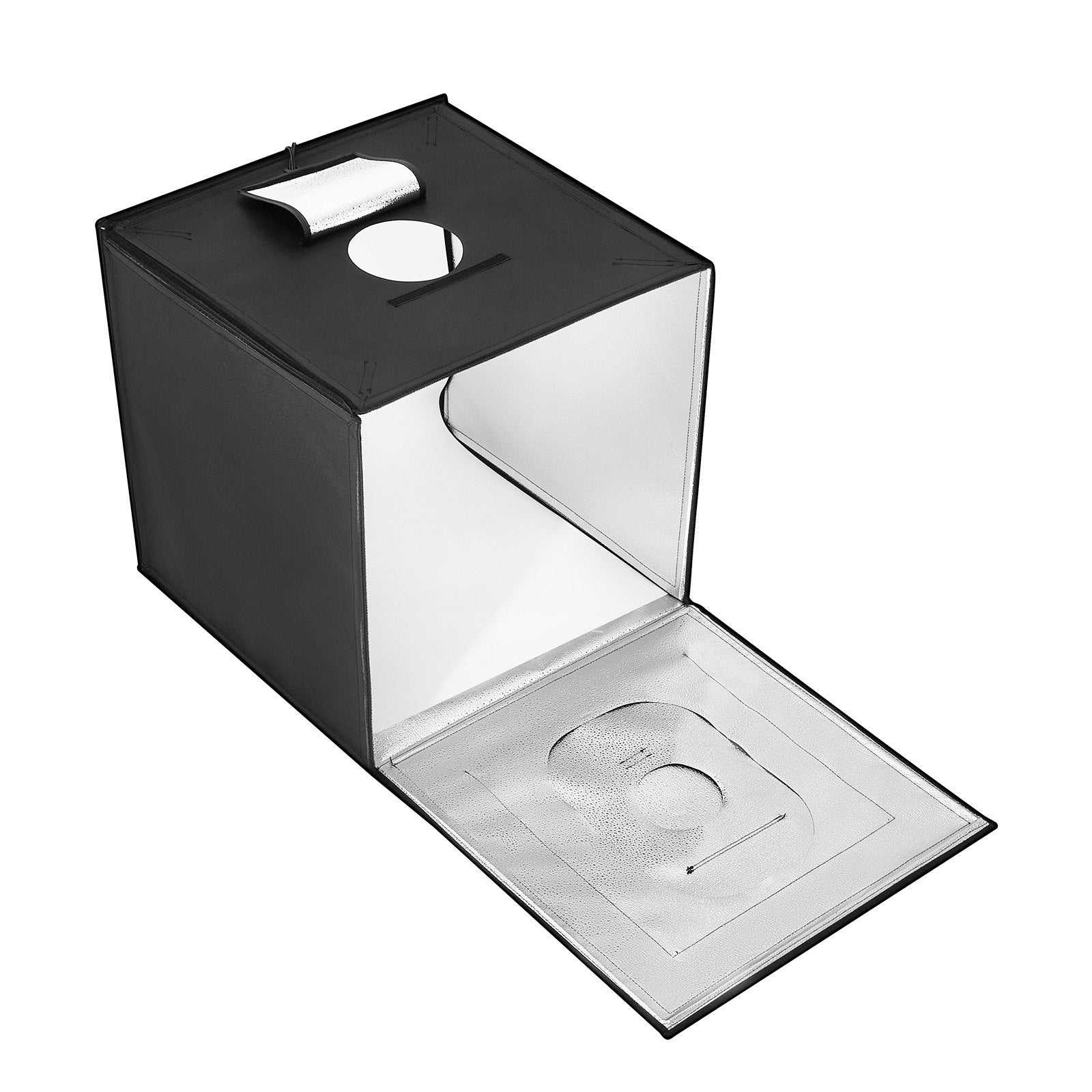 VEVOR Photo Studio Light Box 3000-5600K Adjustable 3 Color Temperatures, 60 x 59 x 60 cm