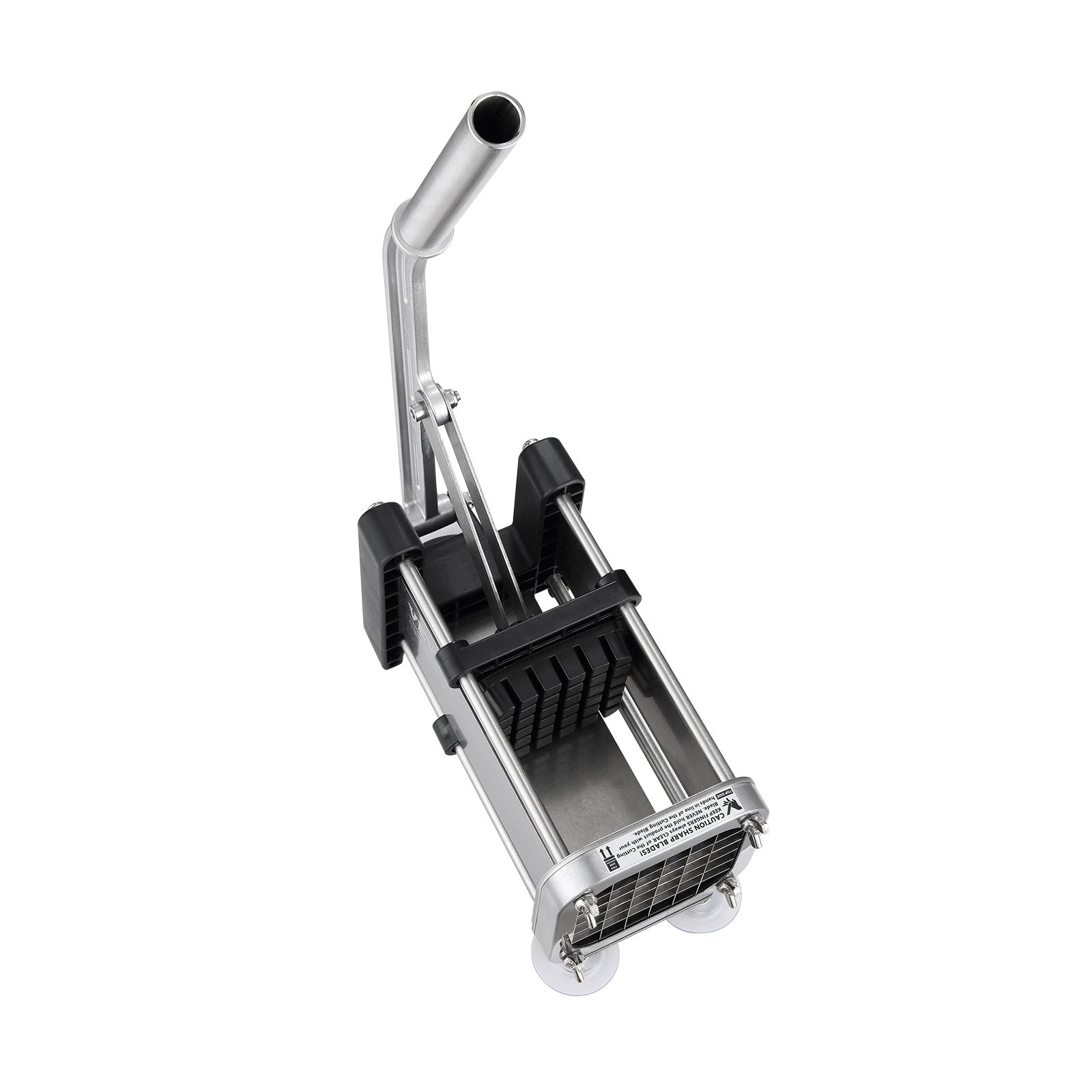 VEVOR French Fry Cutter, Potato Slicer with 1/2-Inch and 3/8-Inch Stainless Steel Blades, Manual Potato Cutter Chopper with Suction Cups, Great for Potato, French Fries, Cucumber, Vegetables, Carrot