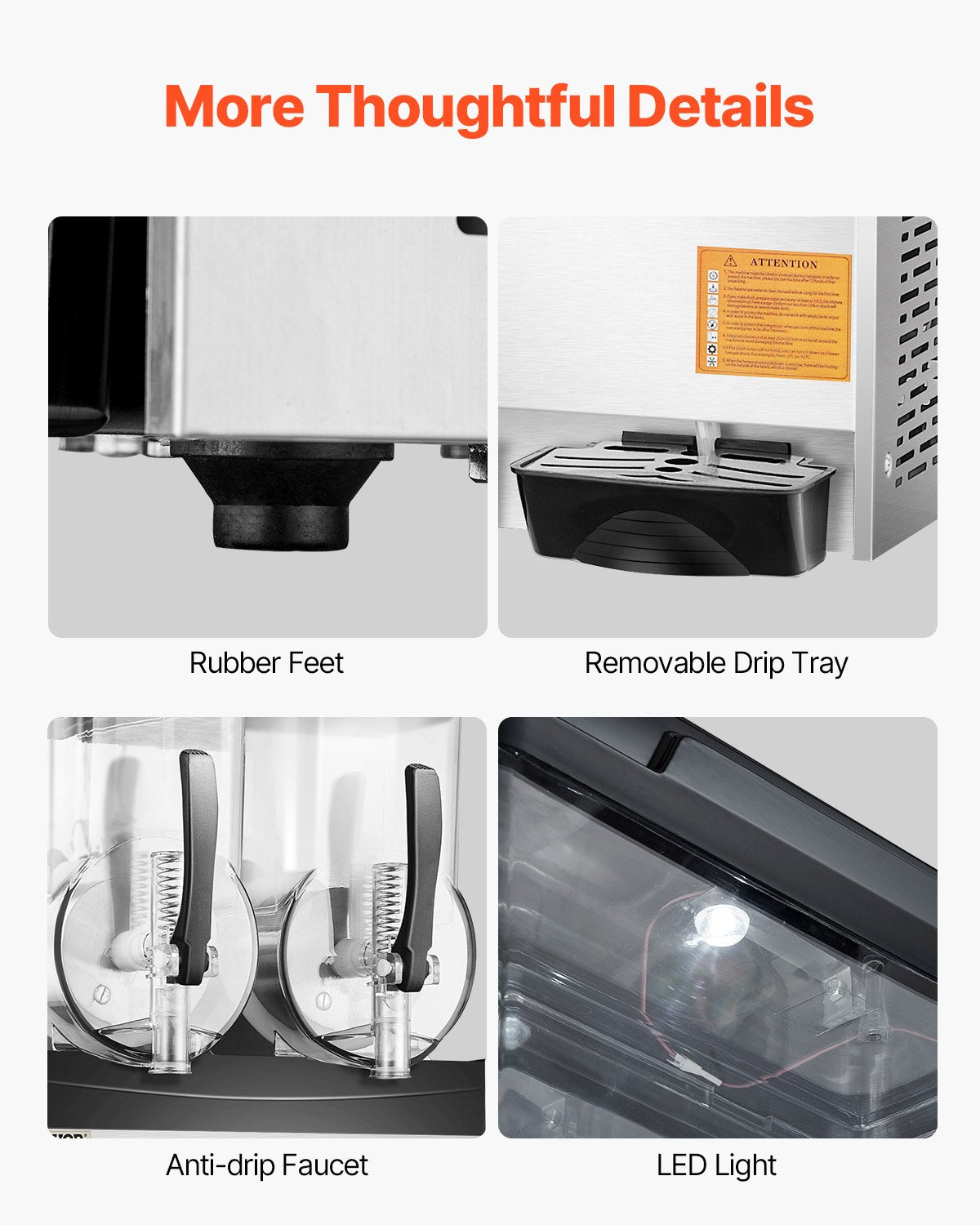 VEVOR 12Lx2 Tank Commercial Slushy Machine Margarita Smoothie Frozen Drink Maker