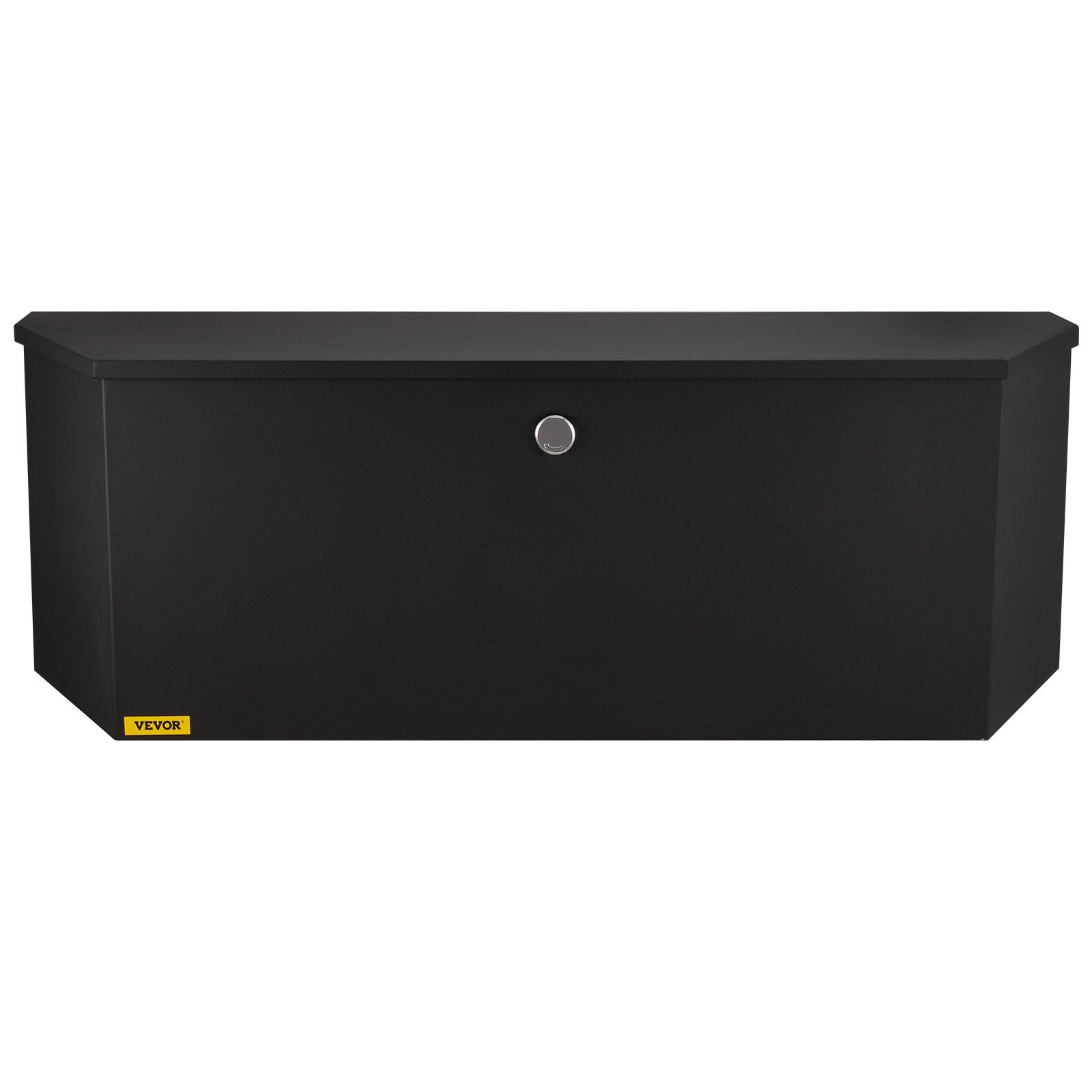 VEVOR Trailer Tongue Box, Carbon Steel Tongue Box Tool Chest, Heavy Duty Trailer Box Storage with Lock and Keys, Utility Trailer Tongue Tool Box for Pickup Truck Bed, RV Trailer, 91.44cmx30.48 cmx30.4