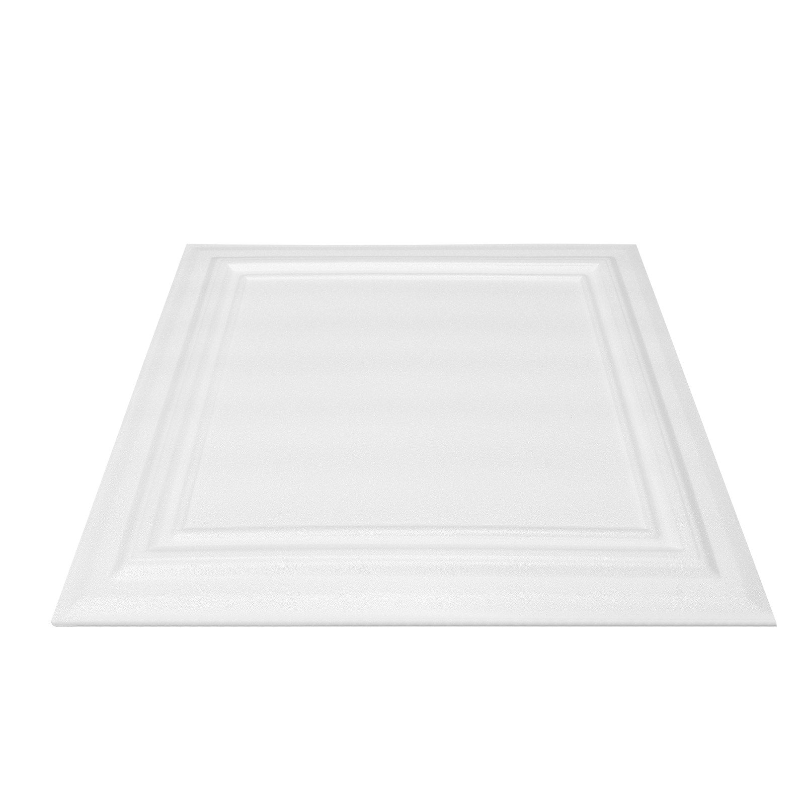 VEVOR Ceiling Tiles, 16-Pack 20 x 20 in, Drop Ceiling Tiles Premium Polystyrene Sheet, Easy Installation/ Cutting Plastic Glue-up Ceiling Tile, Basement Ceiling Covering for Home/Office Decoration