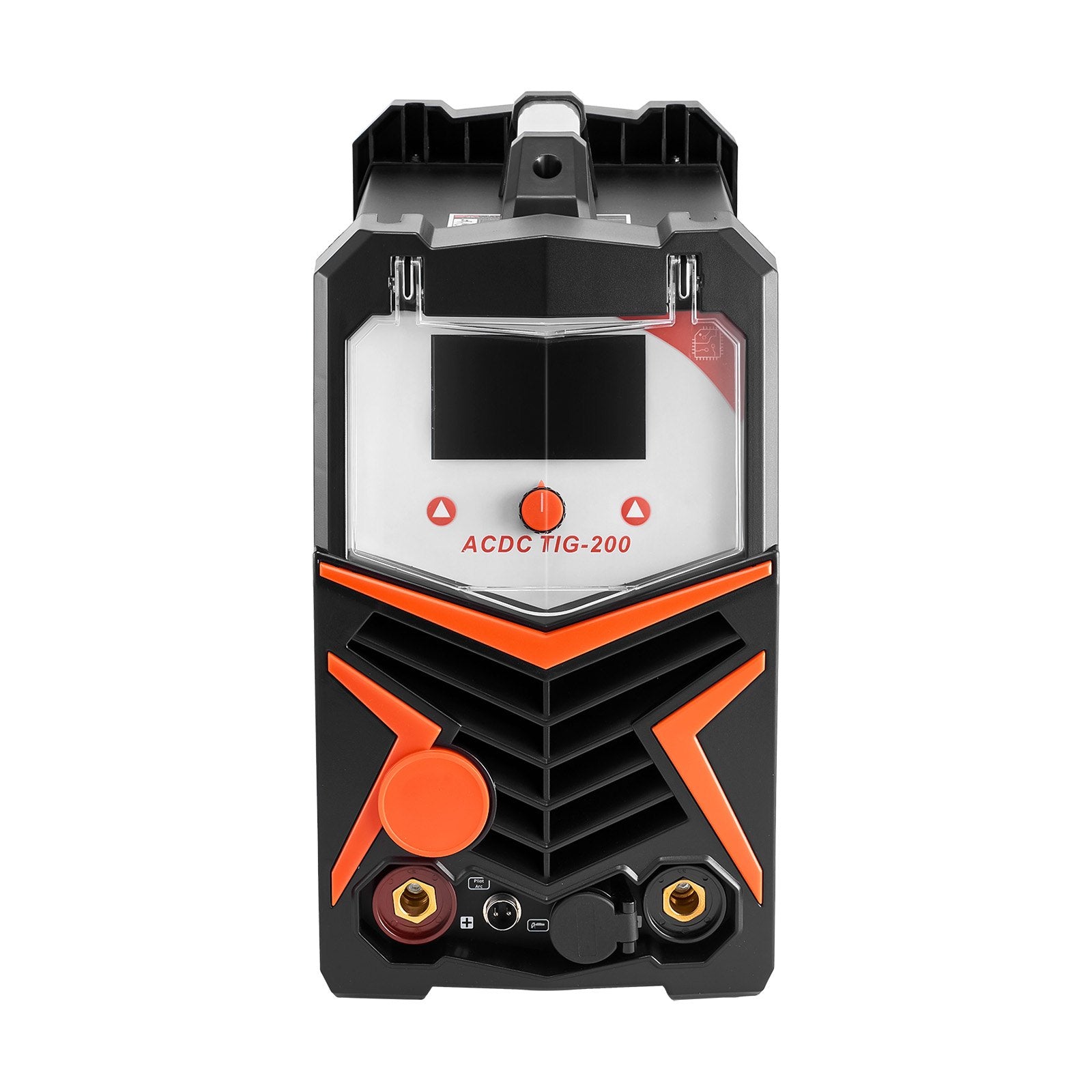 VEVOR TIG Welder, 200A 6-In-1 Aluminum Welding Machine (LED Display) - AC TIG/DC TIG/AC Pulse TIG/DC Pulse TIG/Spot TIG/MMA(Stick), Electric Welder with Synergic Control IGBT