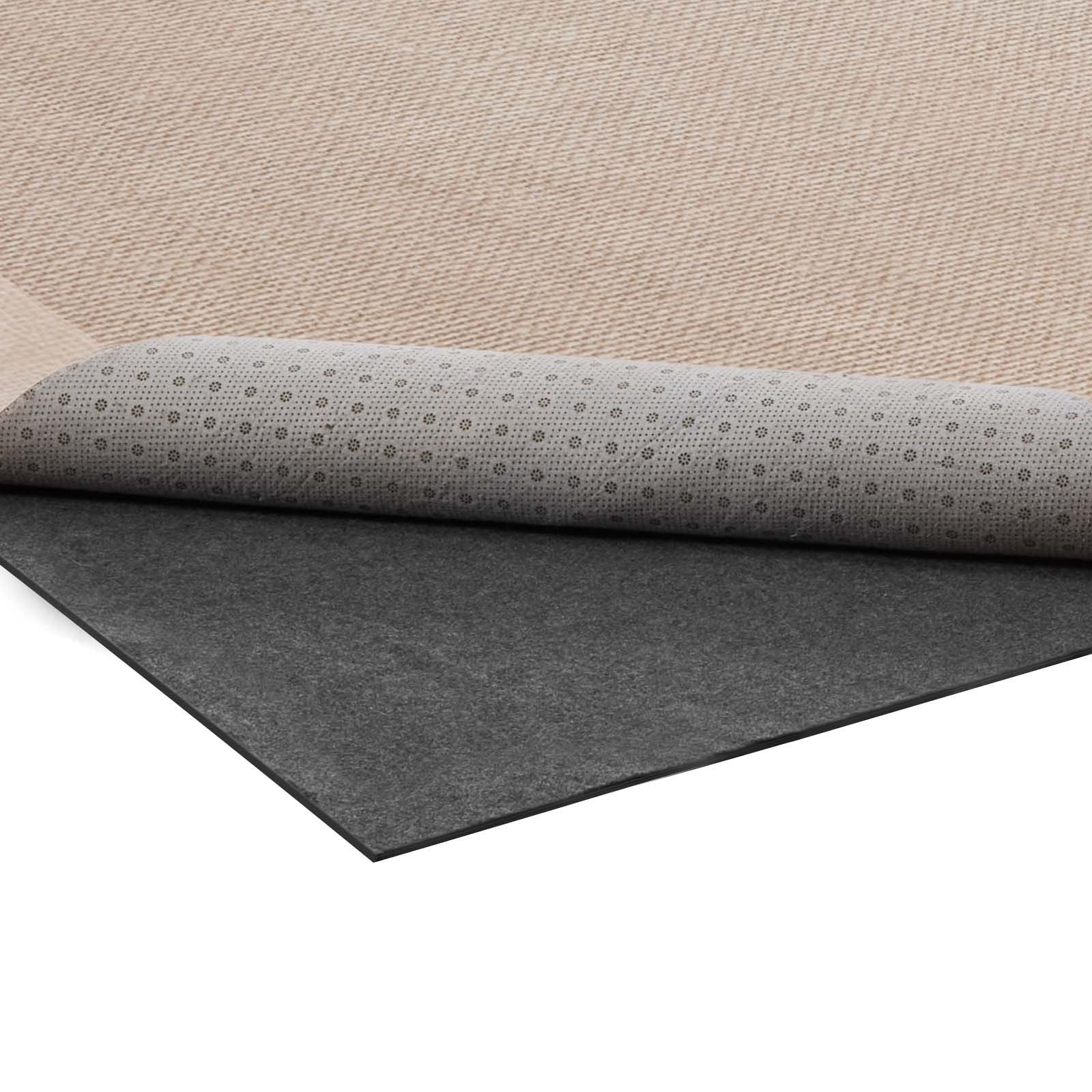 Rug Pad 3.05 x 4.27 m, Non-slip Carpet Area Pad, Rug Mat Padding with Dual Surface Felt Cushion & Rubber Gripper, Hardwood Floor Protection for All Floors, Finishes, Keeps Carpets in Place
