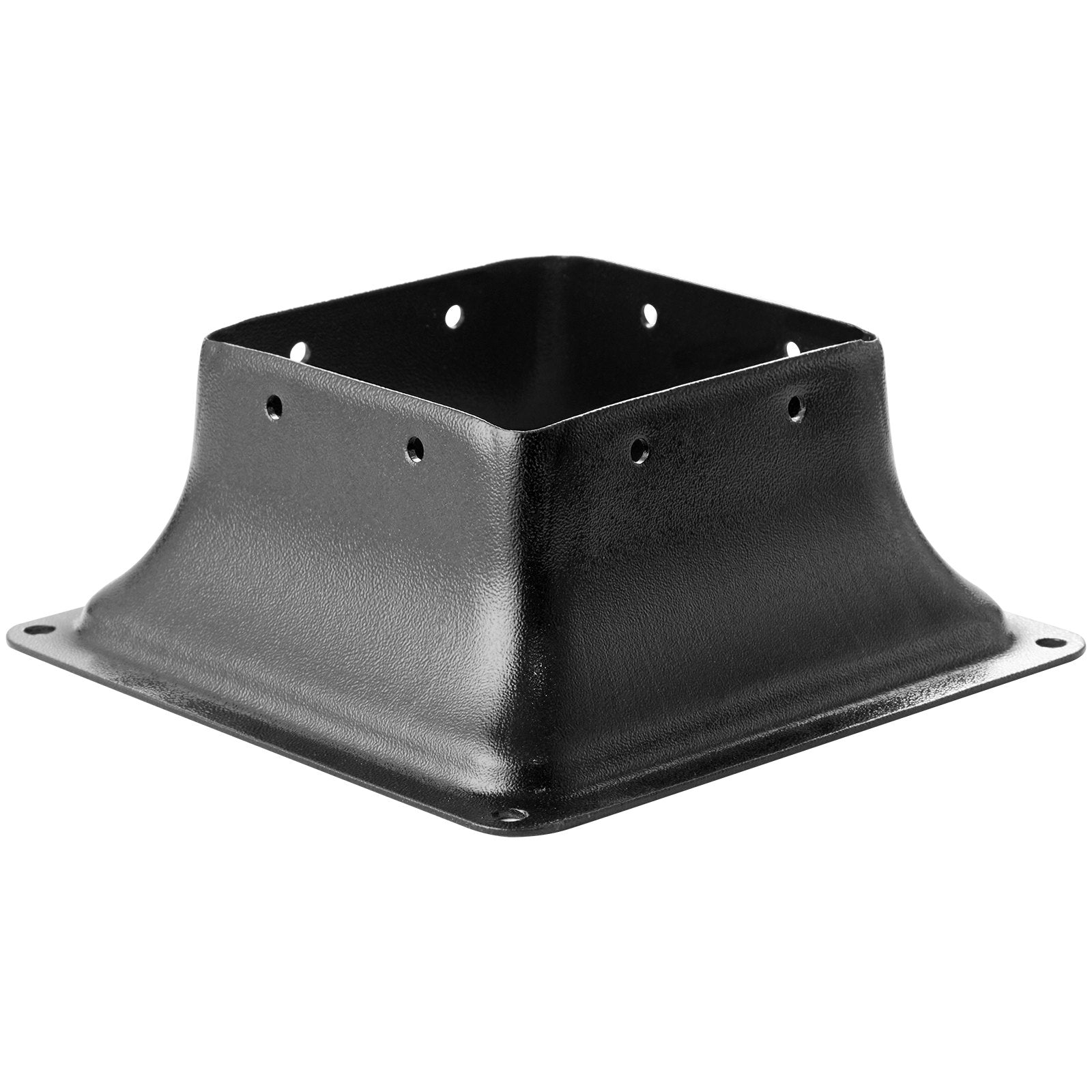 VEVOR 101.6x101.6mm Post Base 20Pcs, Internal 91x91mm Heavy Duty Powder-Coated Steel Post Bracket Fit for Standard Wood Post Anchor, Decking Post Base for Deck Porch Handrail Railing Support