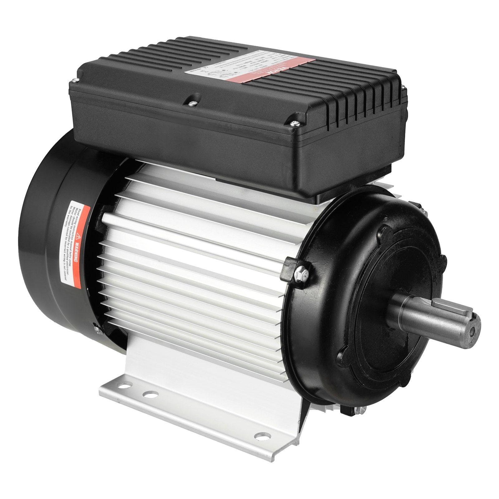 VEVOR 2.2KW Electric Motor 2800 rpm, AC 220~240V 13.8A, 90L, B3 Frame, Air Compressor Motor Single Phase, 24mm Keyed Shaft, CW/CCW Rotation for Agricultural Machinery and General Equipment