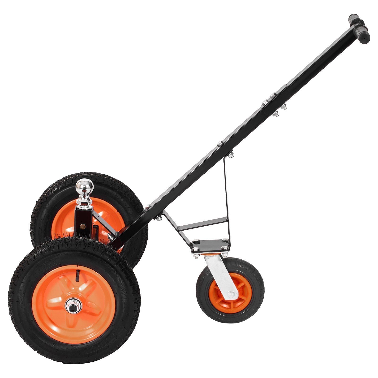 Trailer Dolly, 1000lbs Tongue Weight Capacity, Carbon Steel Trailer Mover with 2 inch Ball, 14 inch Pneumatic Tires, Portable Tow Dolly for Moving RV Trailer