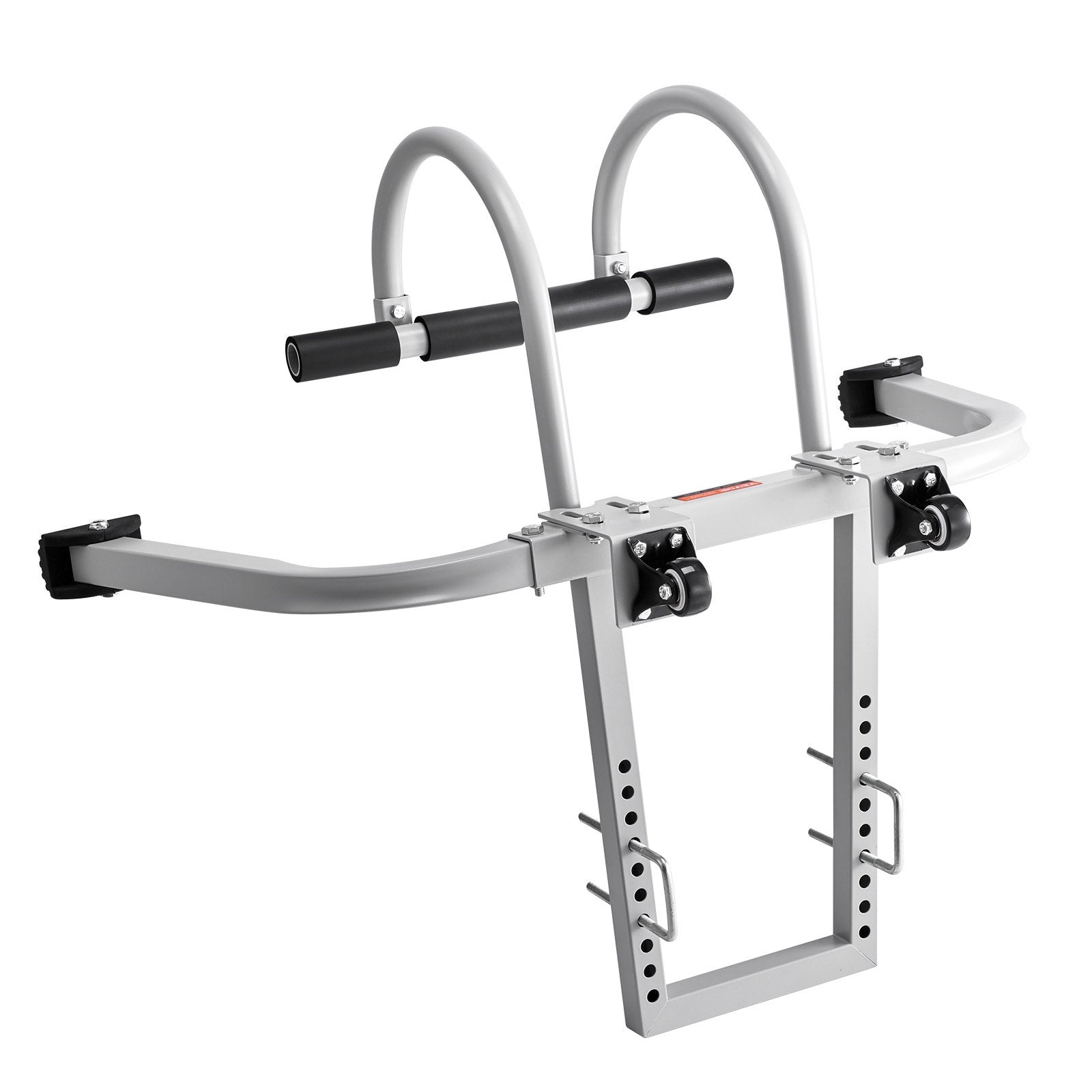 VEVOR Ladder Stabilizer, 2 in 1 Extension Wall Ladder Standoff Hook, Roof Ridge Ladder Accessories Both Horizontally and Vertically, Heavy-duty Steel Rubber Grip T-Bar, Quick Access to Steep Roofs