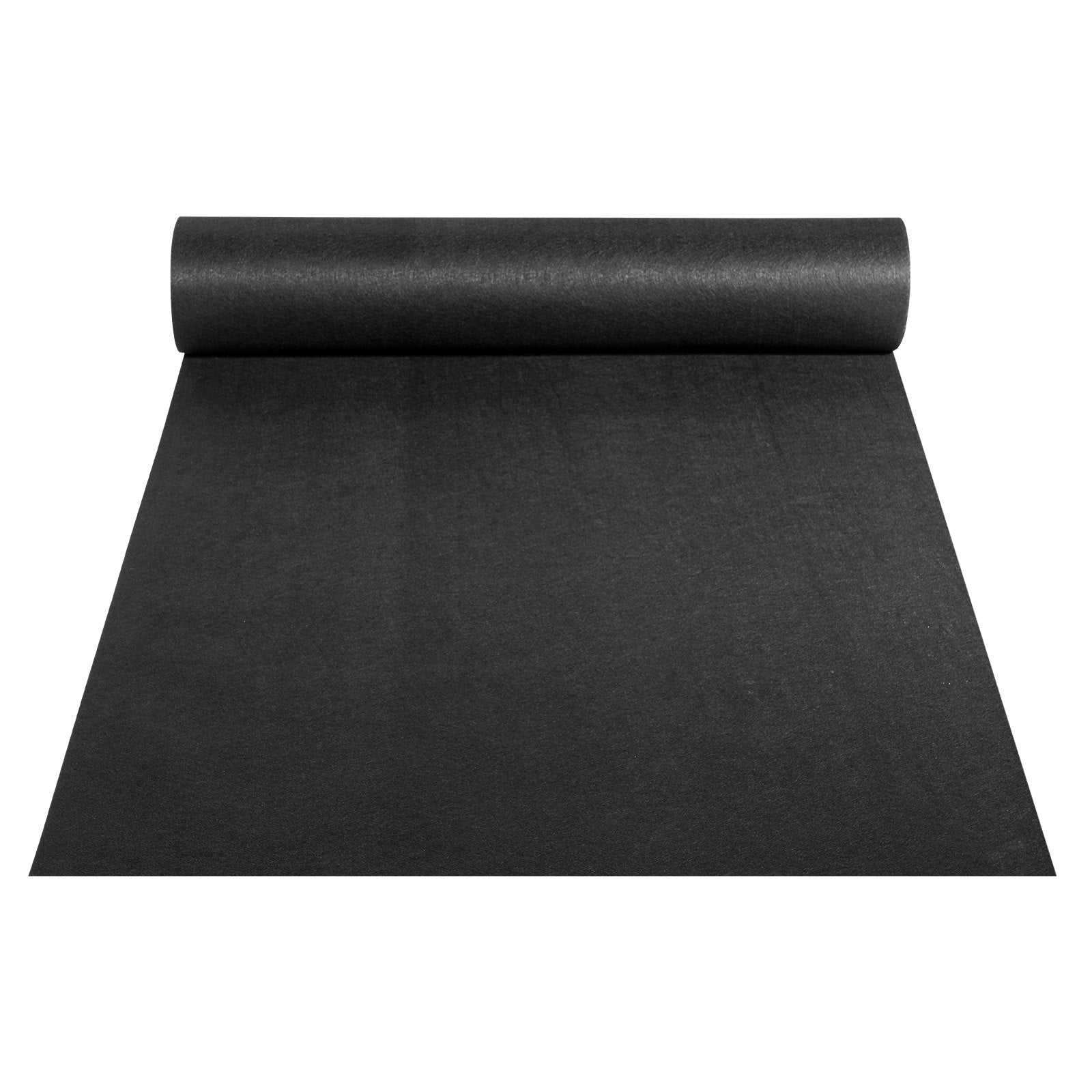 VEVOR Non Woven Geotextile Fabric Under Gravel, 6x50FT 8OZ Driveway Fabric Landscape Fabric, Heavy Duty Weed Barrier Fabric, Ground Cover Weed Control Fabric, French Drains Drainage Fabric, Black