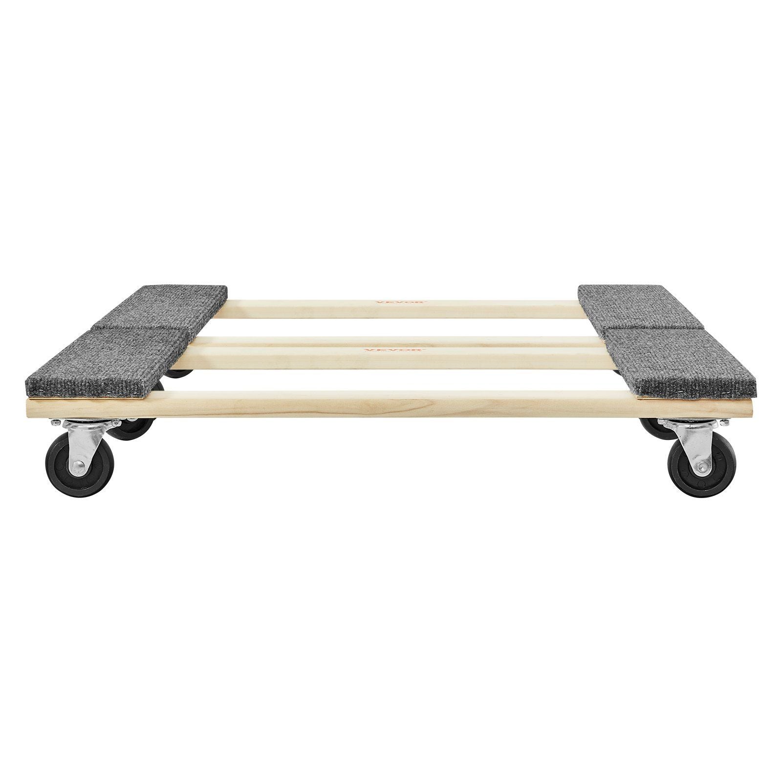 Furniture Dolly, 454kg Each Load Capacity, 2 Packs, 457.2x762mm, 8x76mm PP Swivel Casters, Heavy Duty Hardwood Furniture Moving Dolly, Mover's Dolly, Moving Cart with Wheels for Heavy Furniture