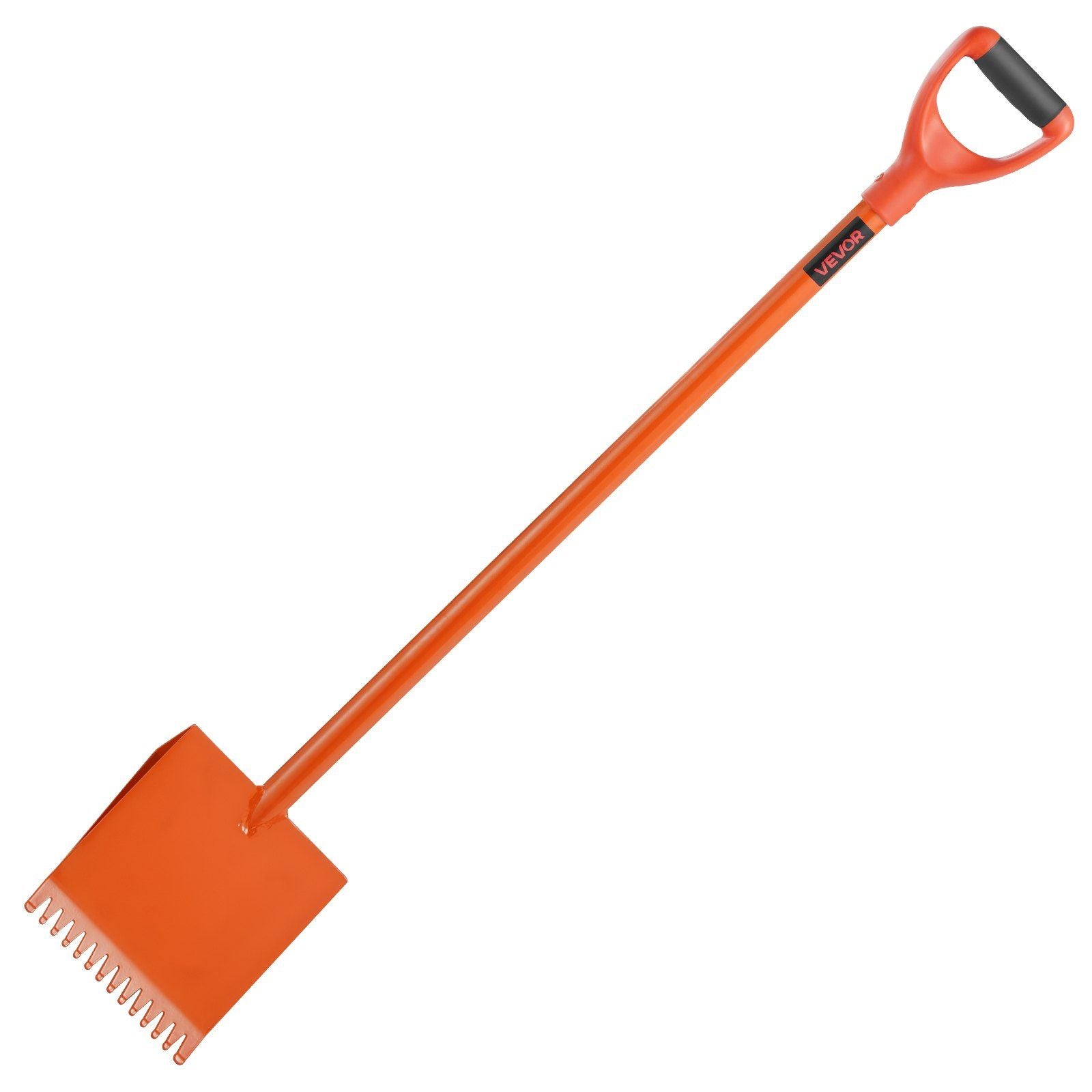 Shingle Shovel 2 Pack, D-Grip Handle Shingle Roof Ripper, High Hardness 45# Steel & Lightweight Easy Tearing Off Roofing & Nails Tool, ideal for Commercial and Residential Use,Orange