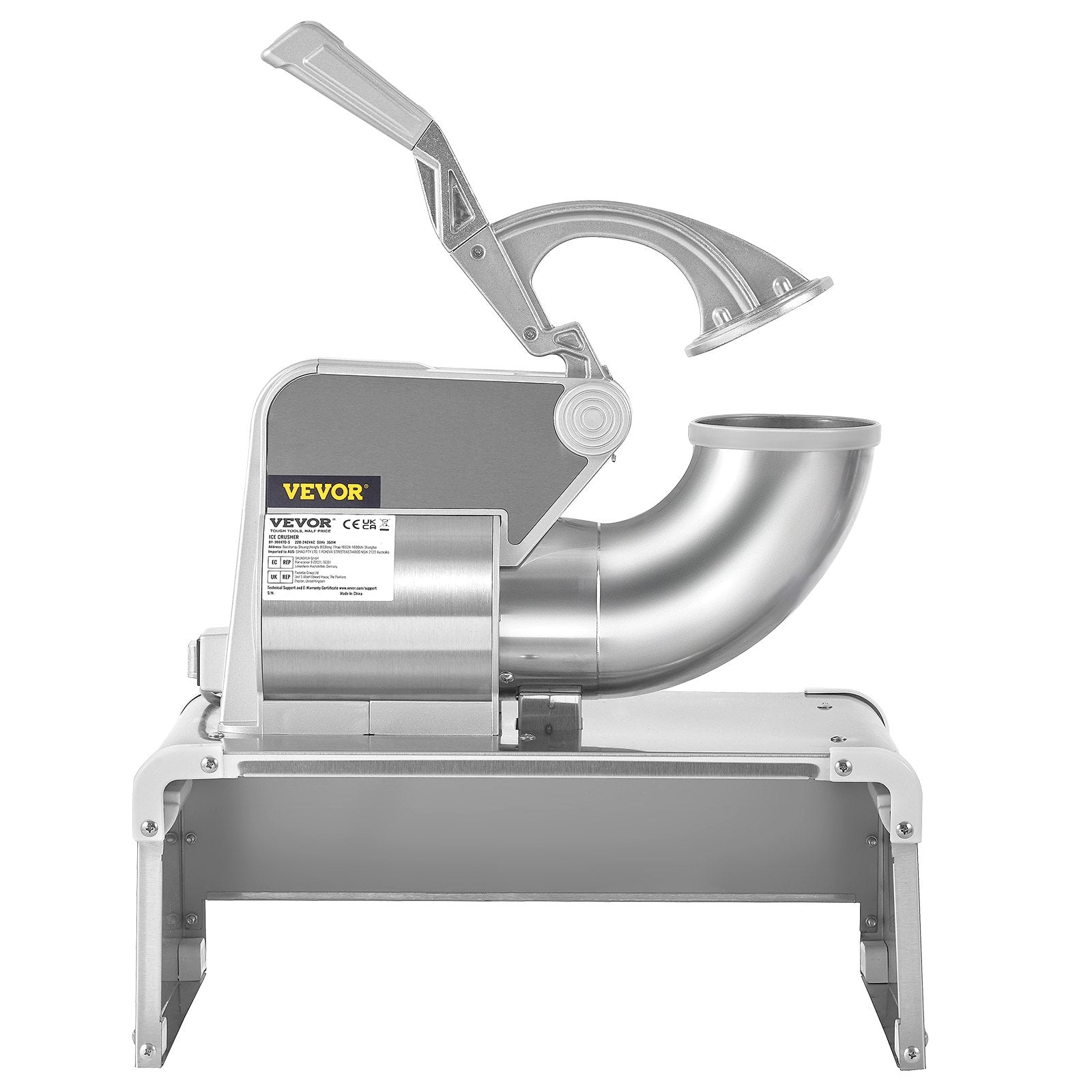 VEVOR Commercial Ice Shaver Crusher, 661lbs Per Hour Electric Snow Cone Maker, 350W Shaved Ice Machine with Dual Blades for Parties Events Snack Bar, Home and Commercial Use