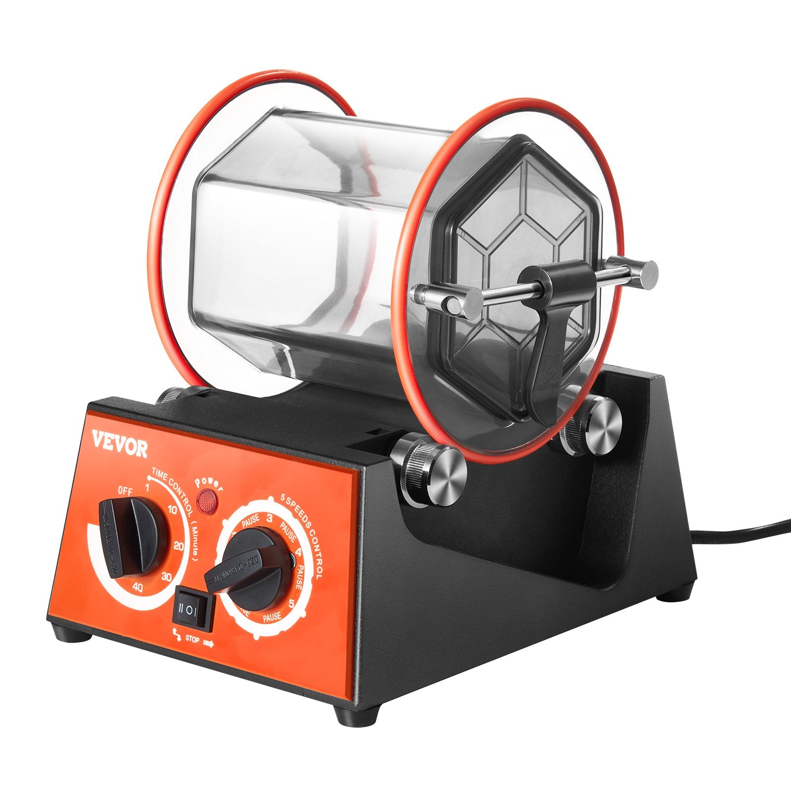 VEVOR 3kg Rotary Tumbler Surface Polisher Jewelry Polish Finish Machine Gem DIY