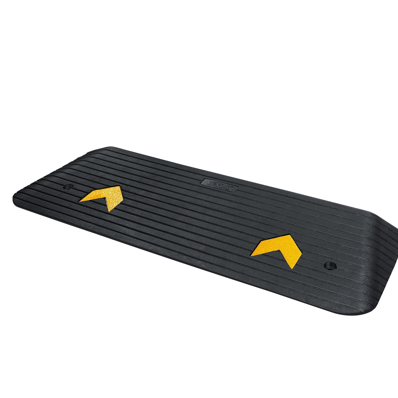 VEVOR Rubber Threshold Ramp, 5 cm Rise Threshold Ramp Doorway, Recycled Rubber Power Threshold Ramp Rated 15 tons Load Capacity, Non-Slip Surface Rubber Solid Threshold Ramp for Wheelchair and Scooter