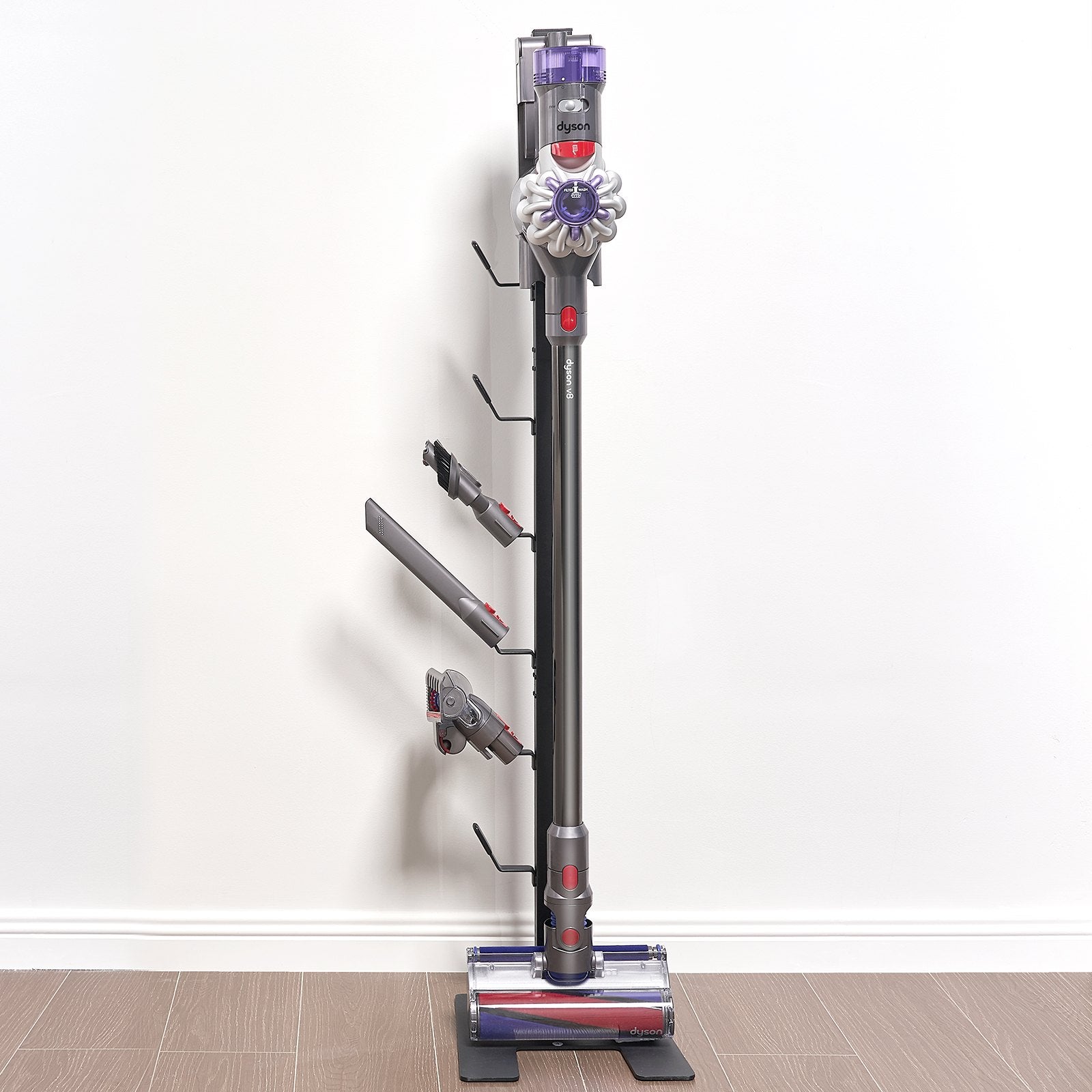 VEVOR Vacuum Stand for Dyson Multi-Models Storage Bracket Holder with 6 Hooks